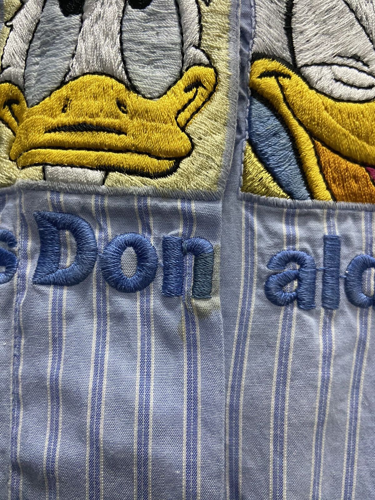 Vintage SEGRETA BY EMMANUEL SCHIVILI DONALD DUCK BUTTON UP SHIRT Size US XS / EU 42 / 0 - 5 Thumbnail