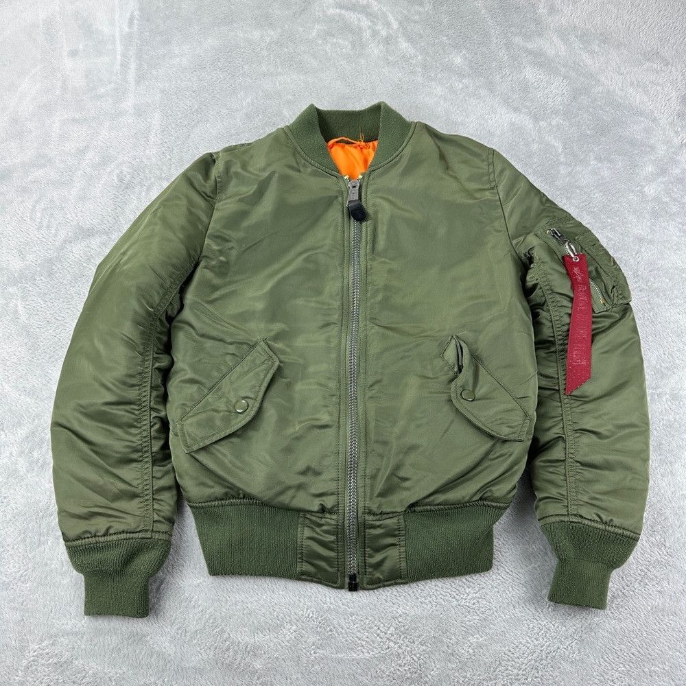 Alpha Industries Green Bomber Jacket Men's Size XS