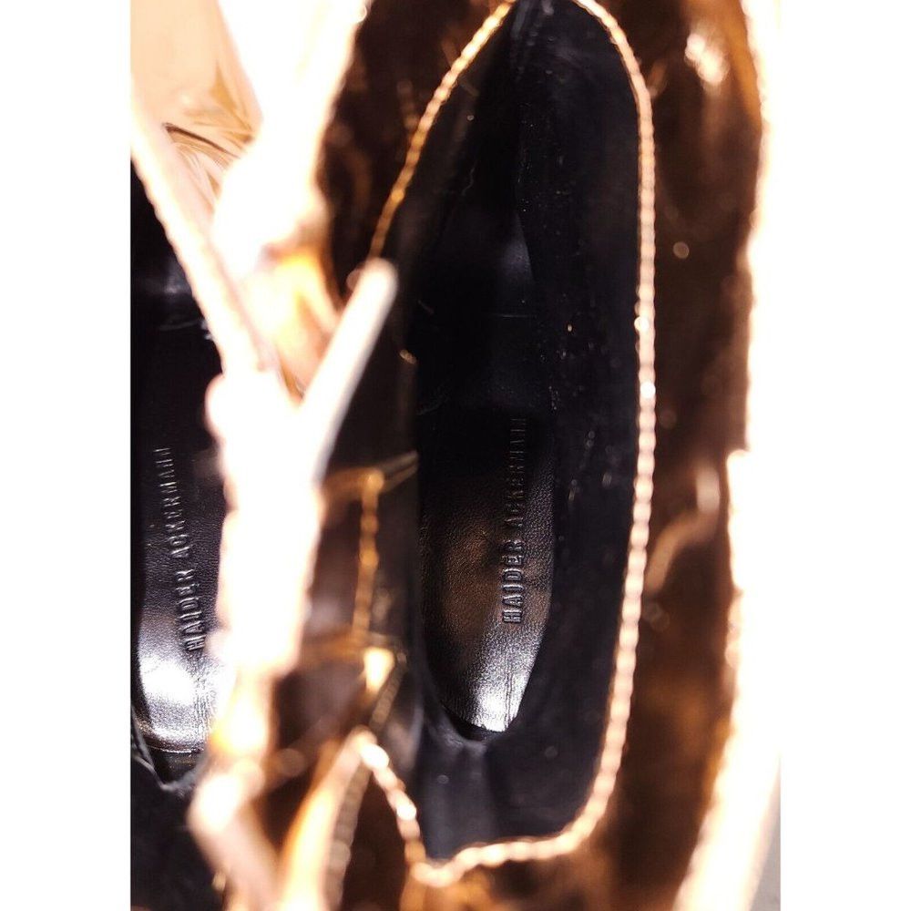 Haider Ackermann Haider Ackermann Metallic Leather Ankle Boots EU 40 US 9 A Size US 9 / IT 39 - 9 Thumbnail