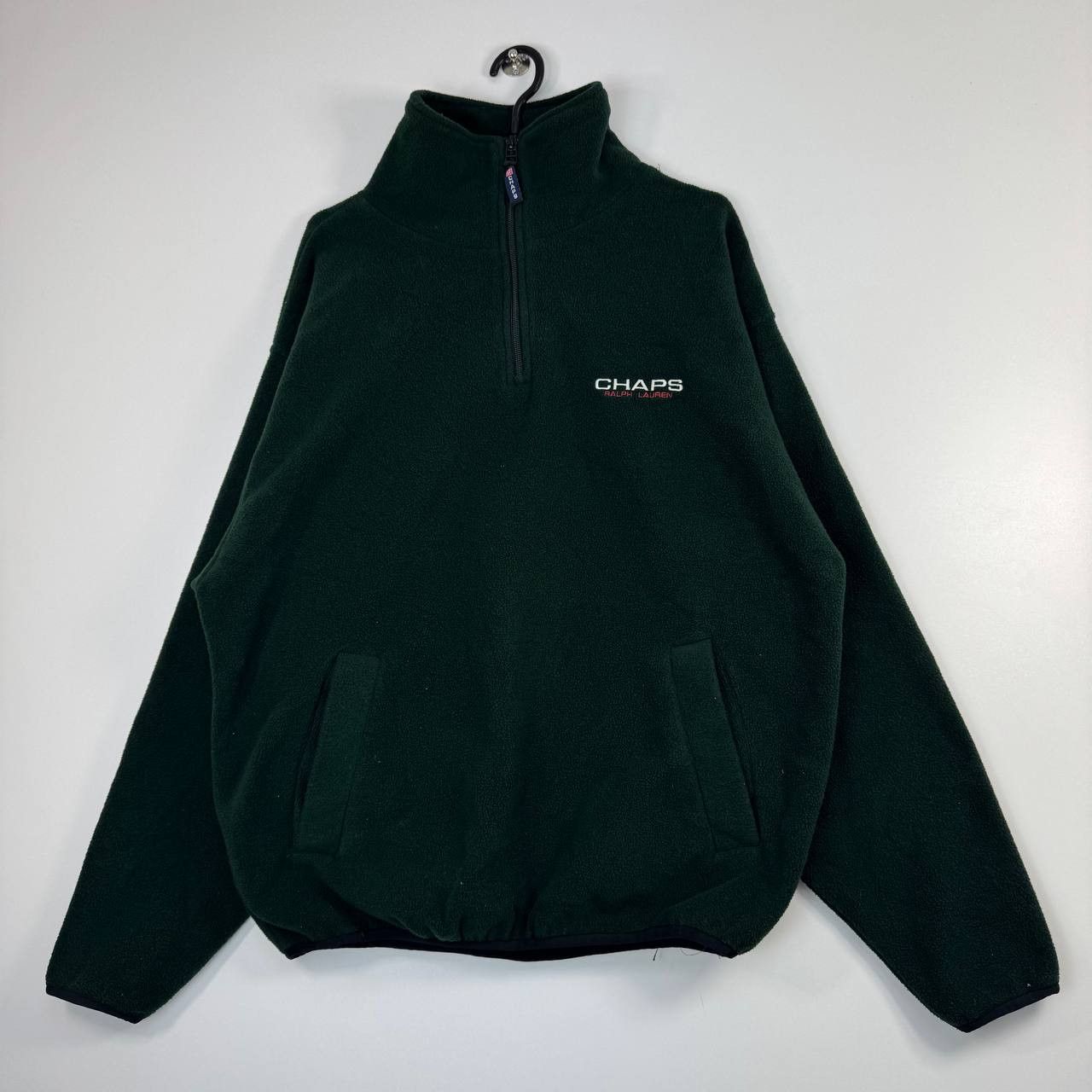 Chaps Ralph Lauren Vintage Chaps Ralph Lauren Quarter Zip Fleece Pullover M Size US M / EU 48-50 / 2 - 1 Thumbnail
