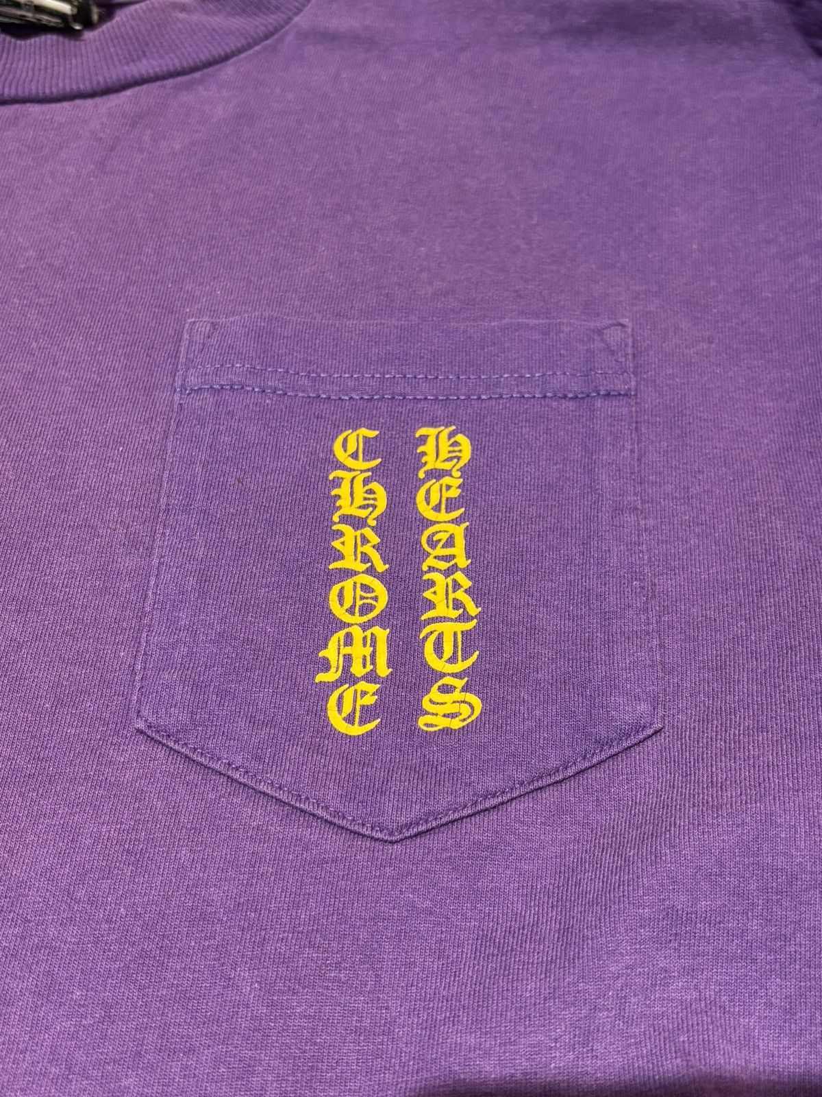 Chrome Hearts Rare Vintage Chrome Hearts Scroll Pocket Logo Long Sleeve Size US M / EU 48-50 / 2 - 12 Thumbnail