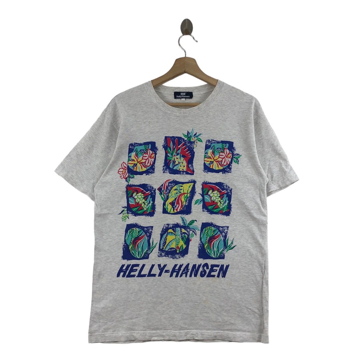 Helly Hansen Vintage 90s HELLY HANSEN T-Shirt Outdoor Style Size US L / EU 52-54 / 3 - 1 Thumbnail