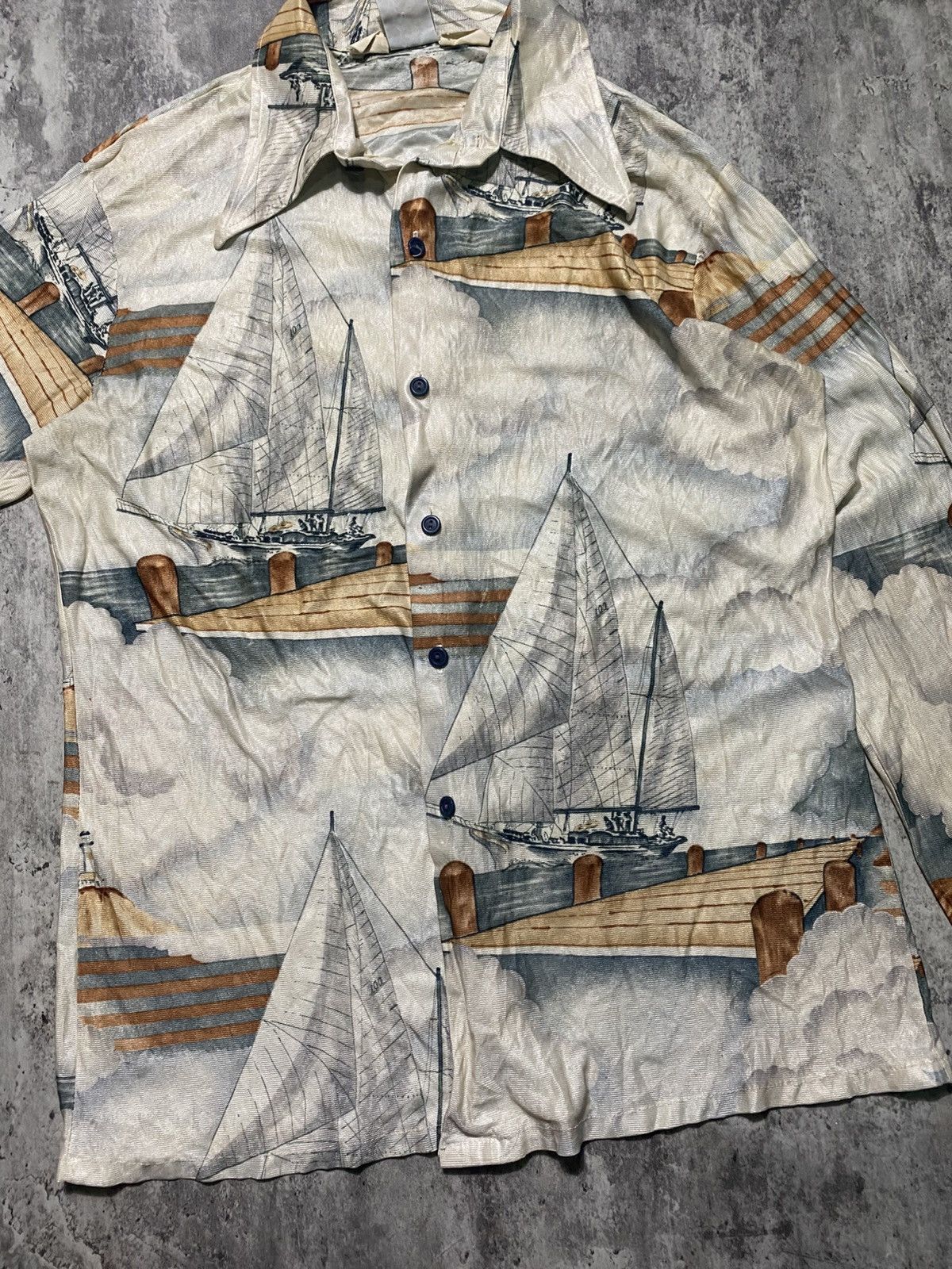 Kennington Ltd. Vintage 70's Kennington Print Shirt Size US M / EU 48-50 / 2 - 2 Thumbnail