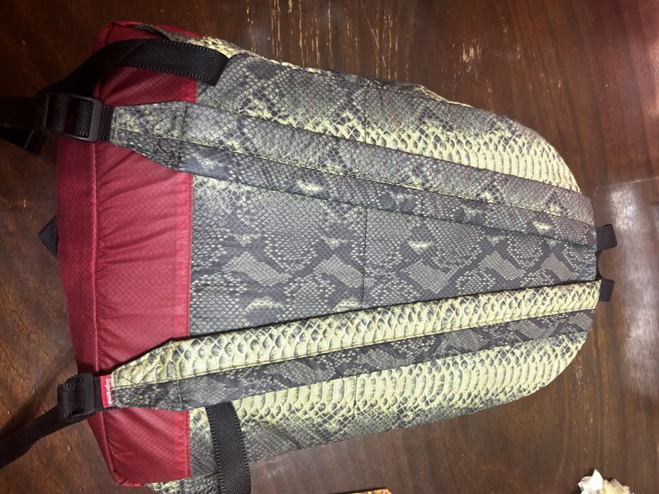 Supreme 2018 Supreme X North Face snakeskin backpack Grailed