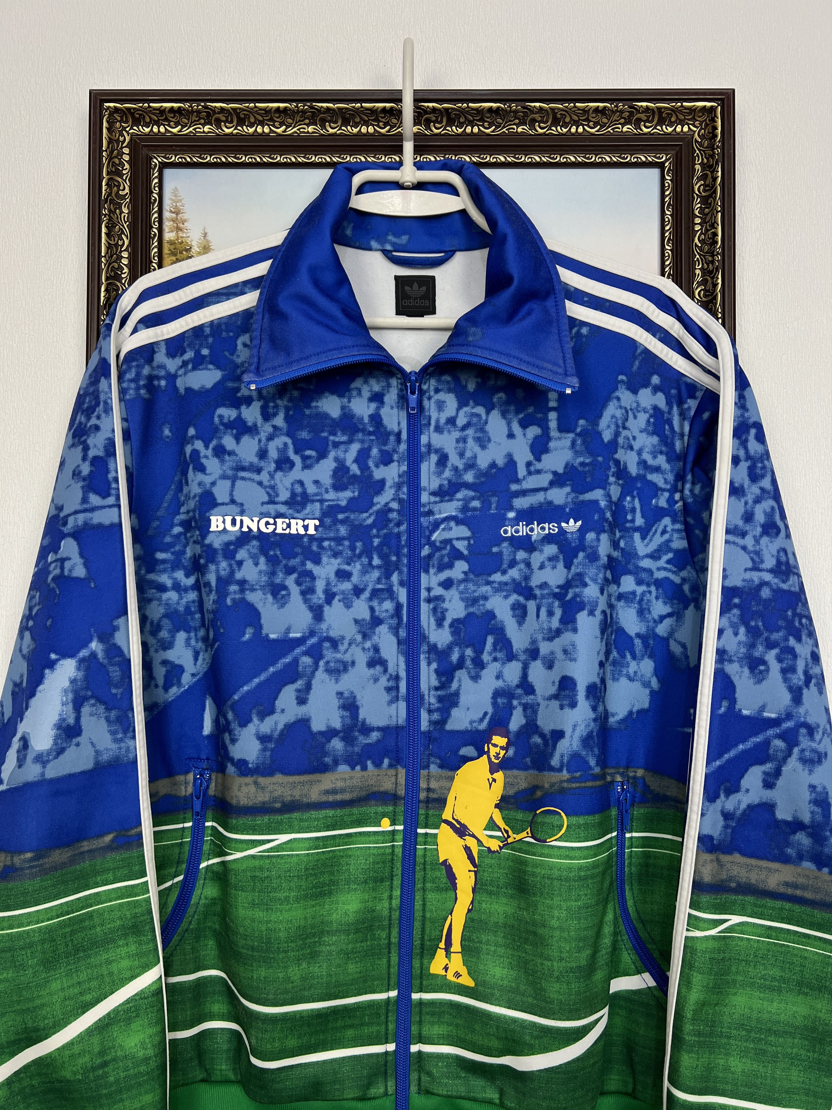 Adidas Vintage Adidas Originals Wilhelm Bungert Tennis Jacket Size US M / EU 48-50 / 2 - 2 Thumbnail