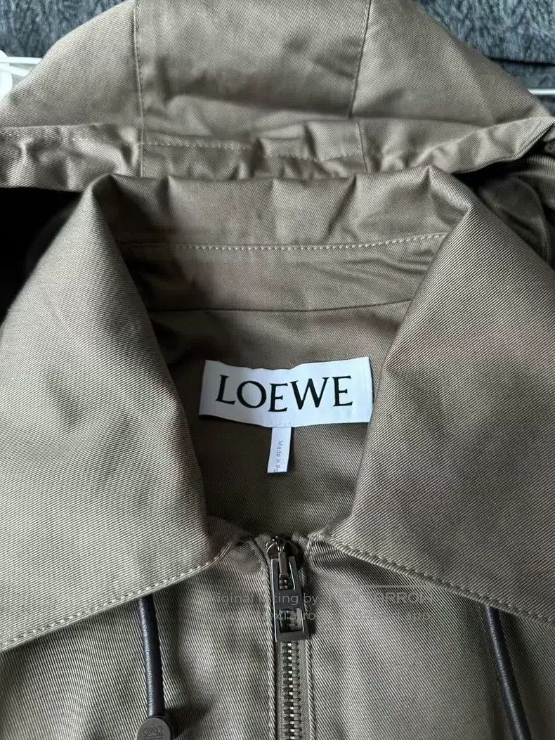 Loewe Loewe Khaki leather patch hooded jacket Size US M / EU 48-50 / 2 - 4 Thumbnail
