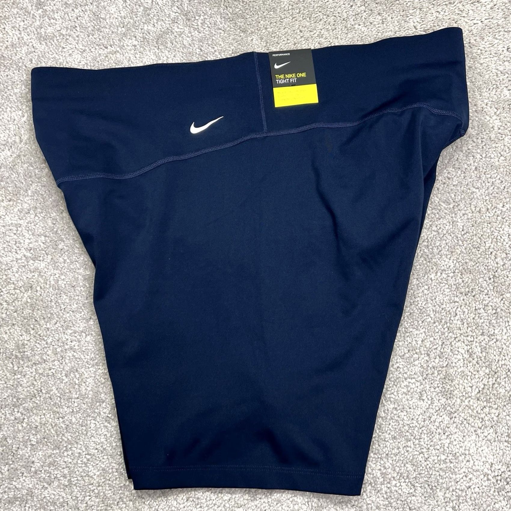 Nike Nike One Shorts Women’s 2X Dri-FIT High-Waisted 7" Biker DD0425-451 Blue NWT NEW Size 40" / US 18 - 5 Thumbnail