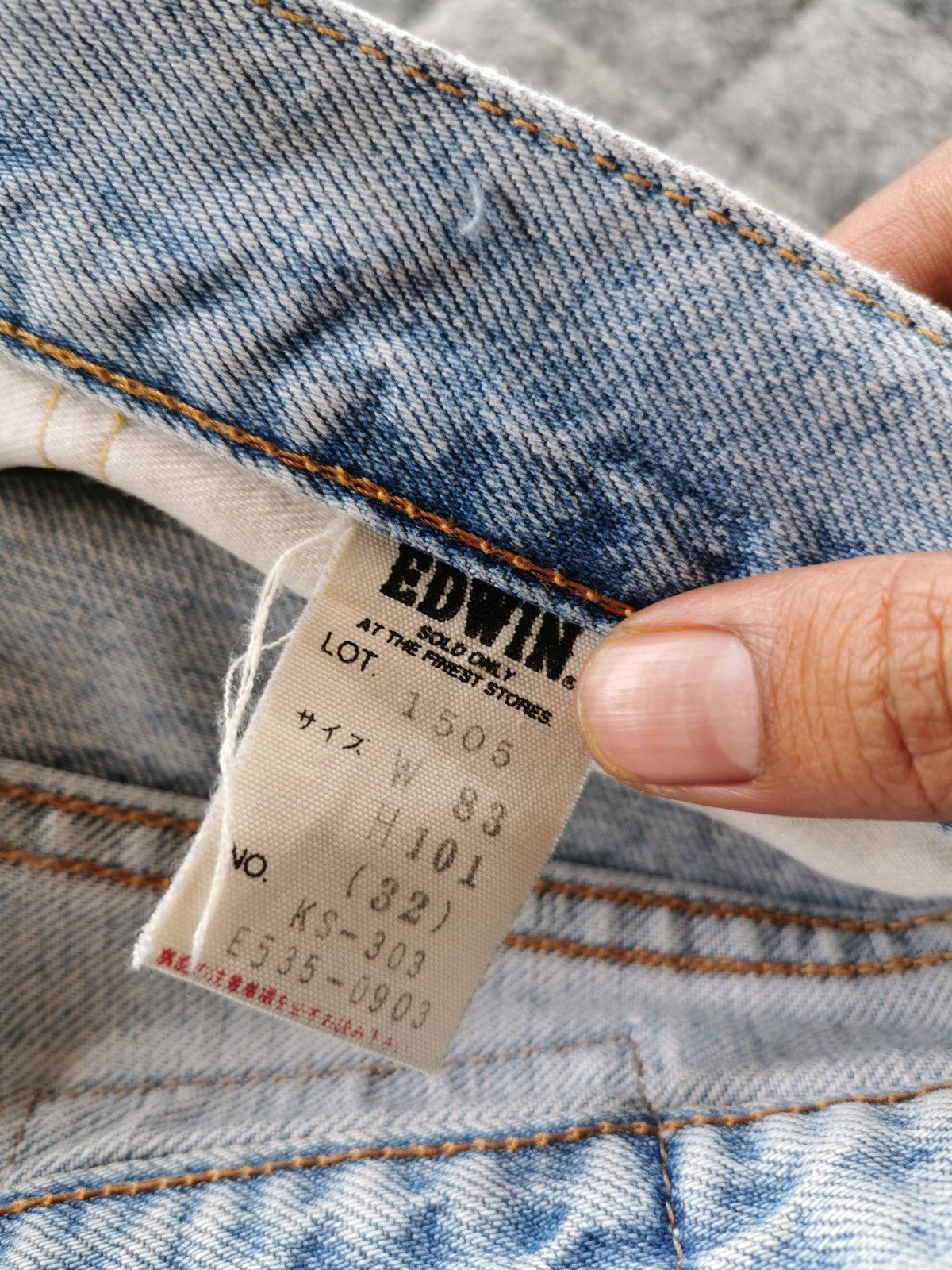 Edwin Edwin Selvedge Denim Jeans Grunge Size US 32 / EU 48 - 7 Thumbnail