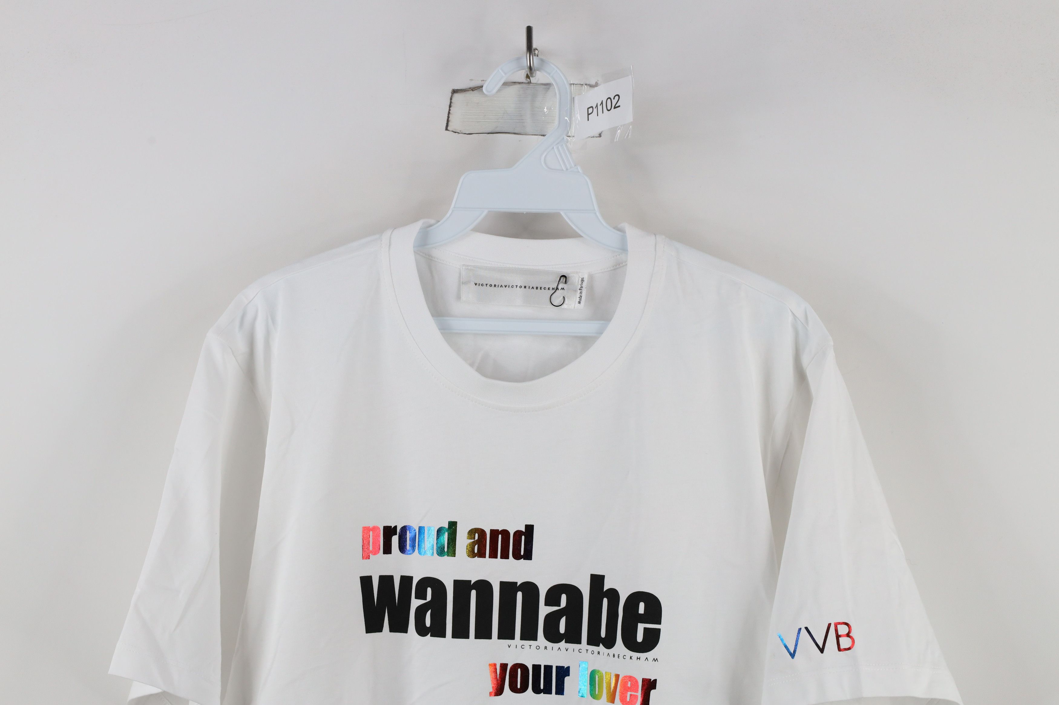 Vintage New Victoria Beckham Proud and Wannabe Your Lover T-Shirt Size M / US 6-8 / IT 42-44 - 2 Thumbnail