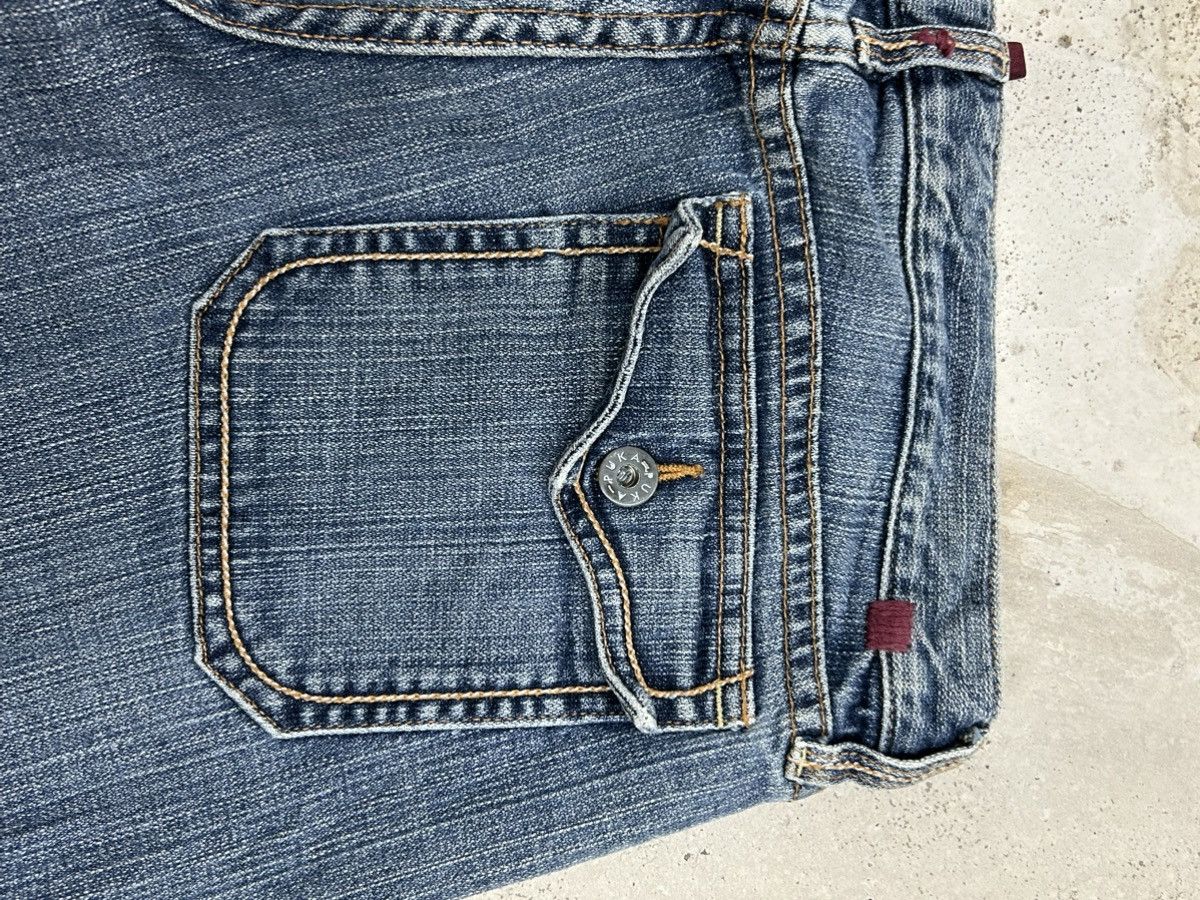 GOSTAR DE FUGA Vintage Puka Flare Carpenter Jean Double Pocket Utility Styl Size US 32 / EU 48 - 15 Thumbnail