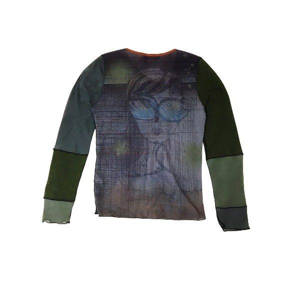 Cop Copine Cop Copine Mesh Top y2k Girl Size ONE SIZE - 3 Thumbnail