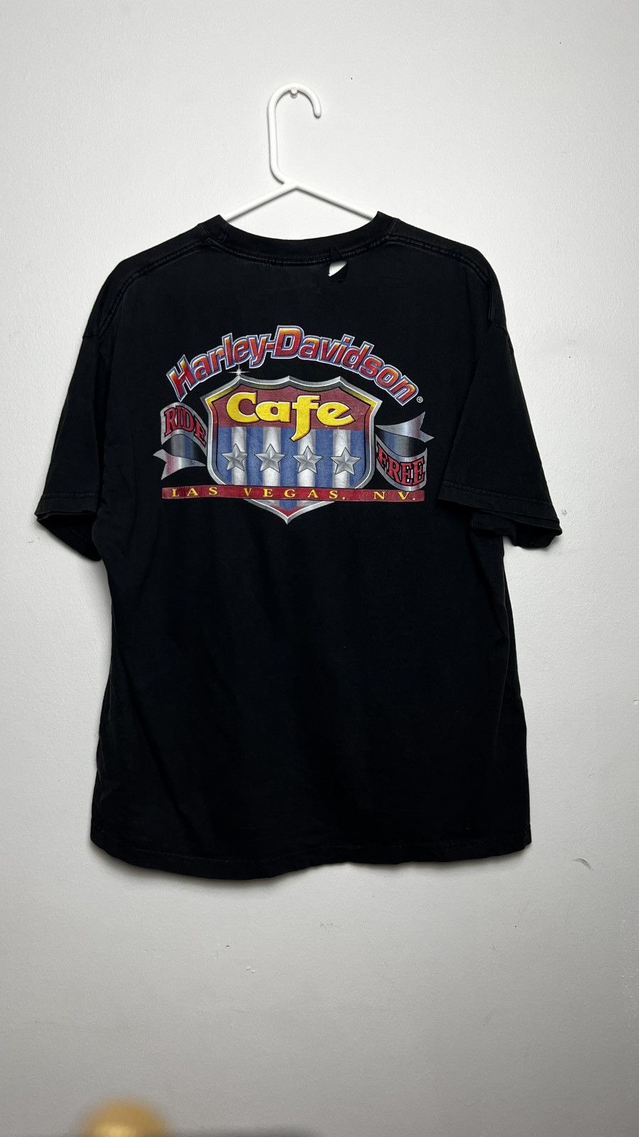 Harley Davidson × Vintage Harley Davidson Las Vegas Tee Size US XL / EU 56 / 4 - 2 Thumbnail