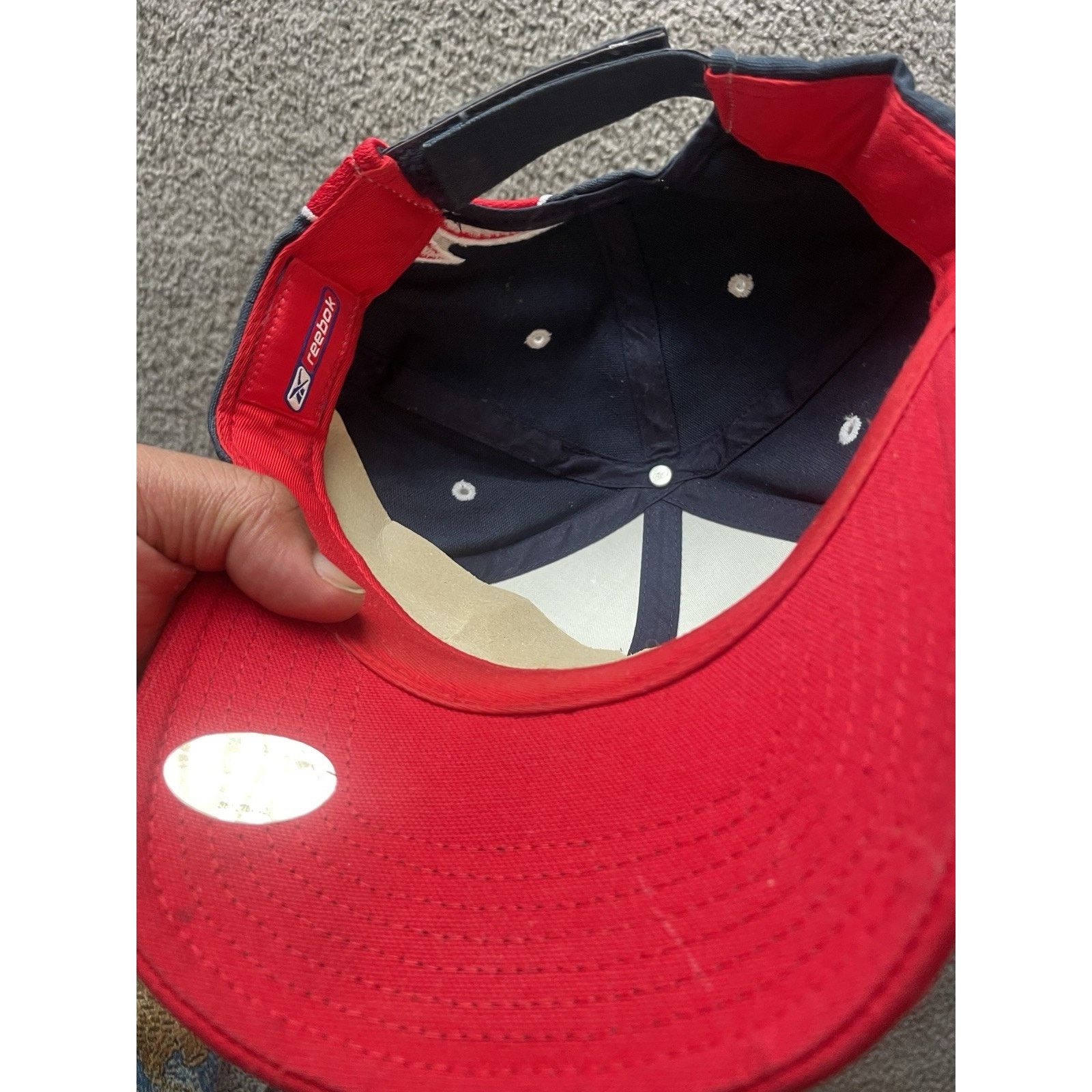 Reebok Super Bowl XXXVIII Houston 2004 Hat Men One Size Blue Size ONE SIZE - 4 Thumbnail