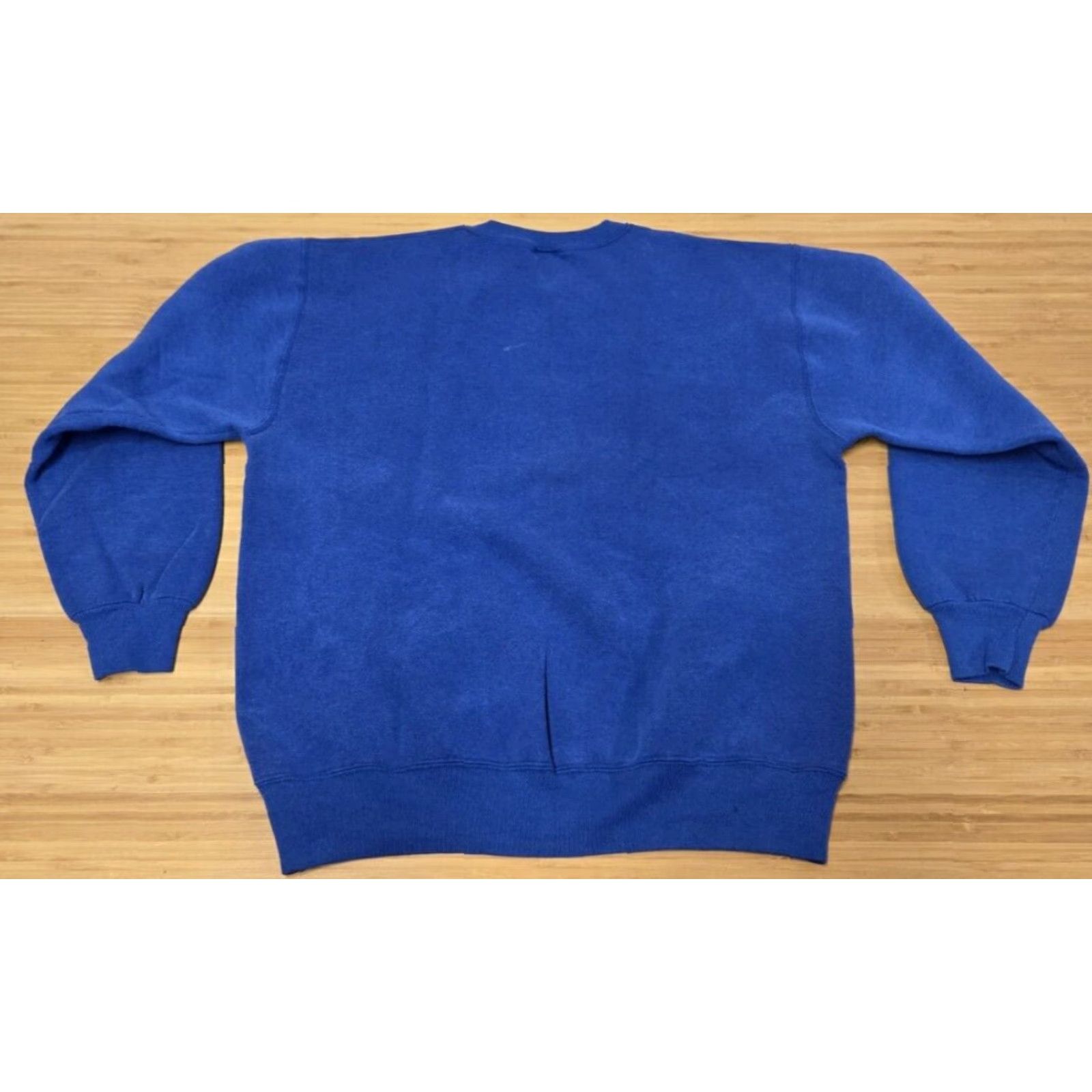 Russell Athletic VINTAGE Russell Athletic Sweatshirt Men's XL Blue Crew Neck Long Sleeve Pullover USA 80s 90s Logo Fleece Cotton Polyester Blank Size US XL / EU 56 / 4 - 5 Thumbnail