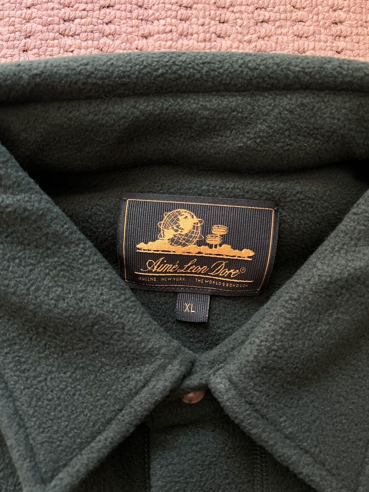 Aime Leon Dore Aime Leon Dore Fleece Button Up Size US XL / EU 56 / 4 - 4 Thumbnail