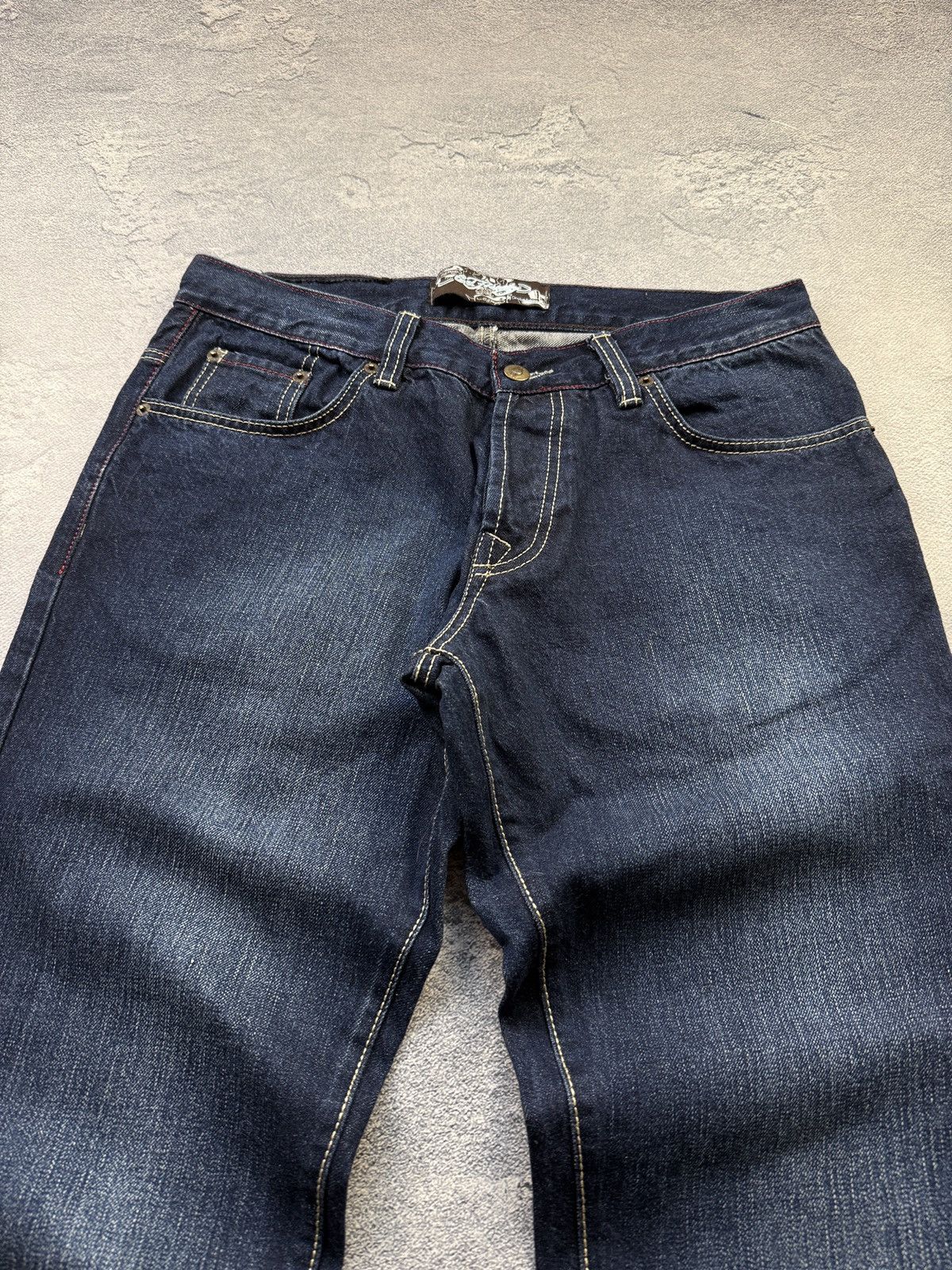 Ed Hardy Ed Hardy Jeans by Christian Audigier Pants Baggy Y2K Size US 32 / EU 48 - 3 Thumbnail