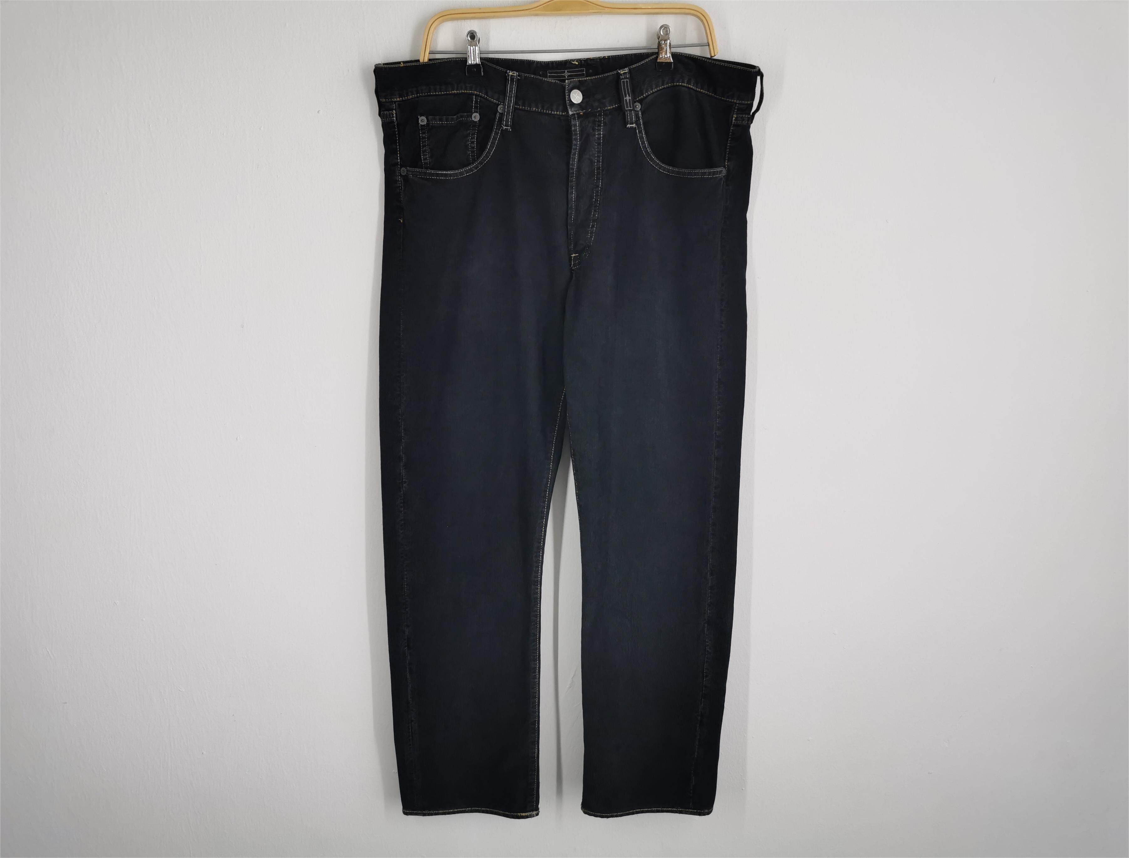 Stone Island Vintage Stone Island Made In Italy Black Corduroy Pants Size US 39 - 3 Thumbnail