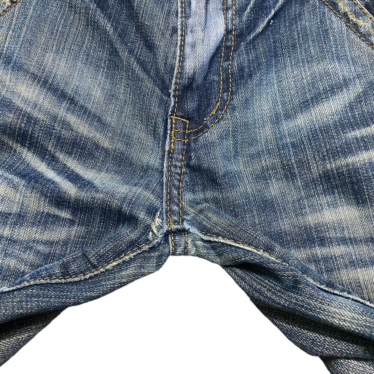 Japanese Brand Hiderock Design Clawmark Skull Denim Jeans Size US 31 - 16 Thumbnail