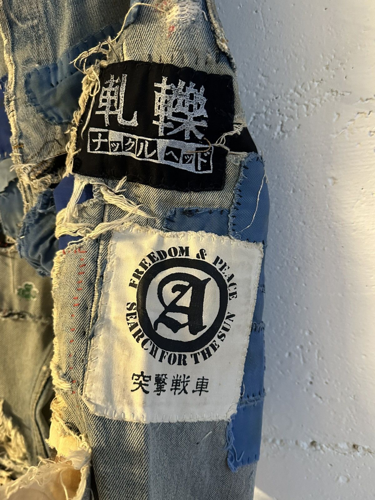 Blackmeans THRASHED JAPANESE CRUST DENIM LEVI’S Size US 29 - 4 Thumbnail