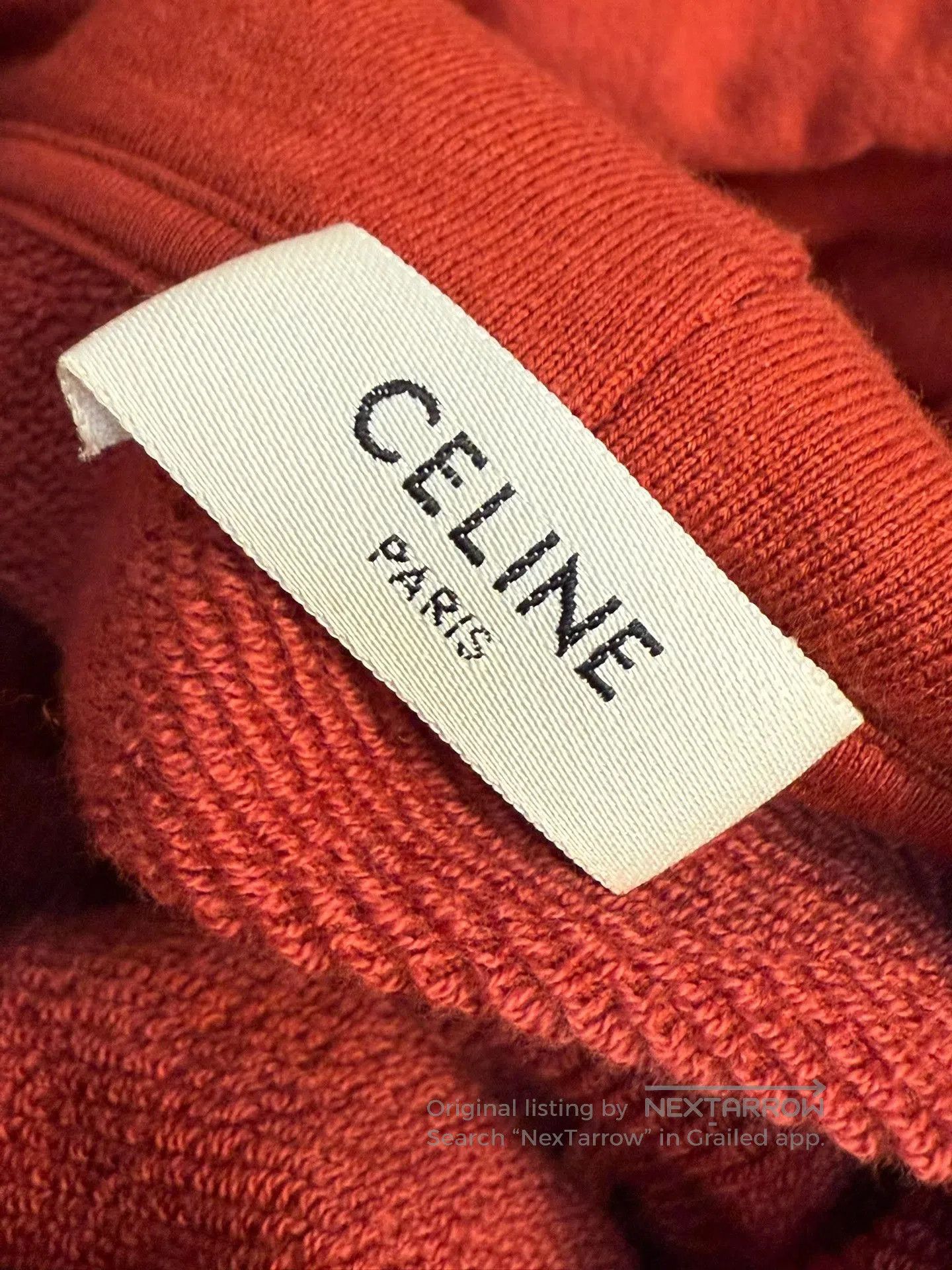 Celine Celine Red Letter Logo Sweatshirt. Size M / US 6-8 / IT 42-44 - 3 Thumbnail