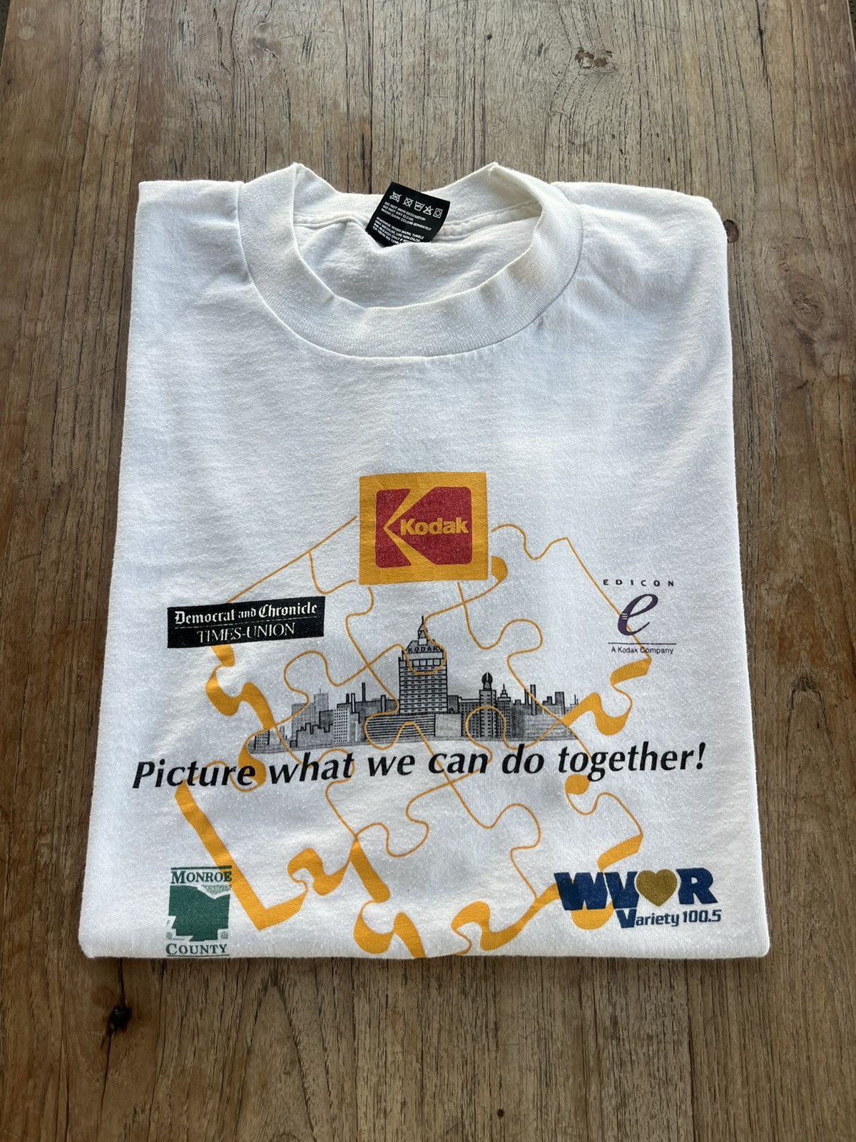 Kodak × Vintage Vintage Kodak Community Child Safety Fair 80’s Tshirt Size US XL / EU 56 / 4 - 1 Thumbnail