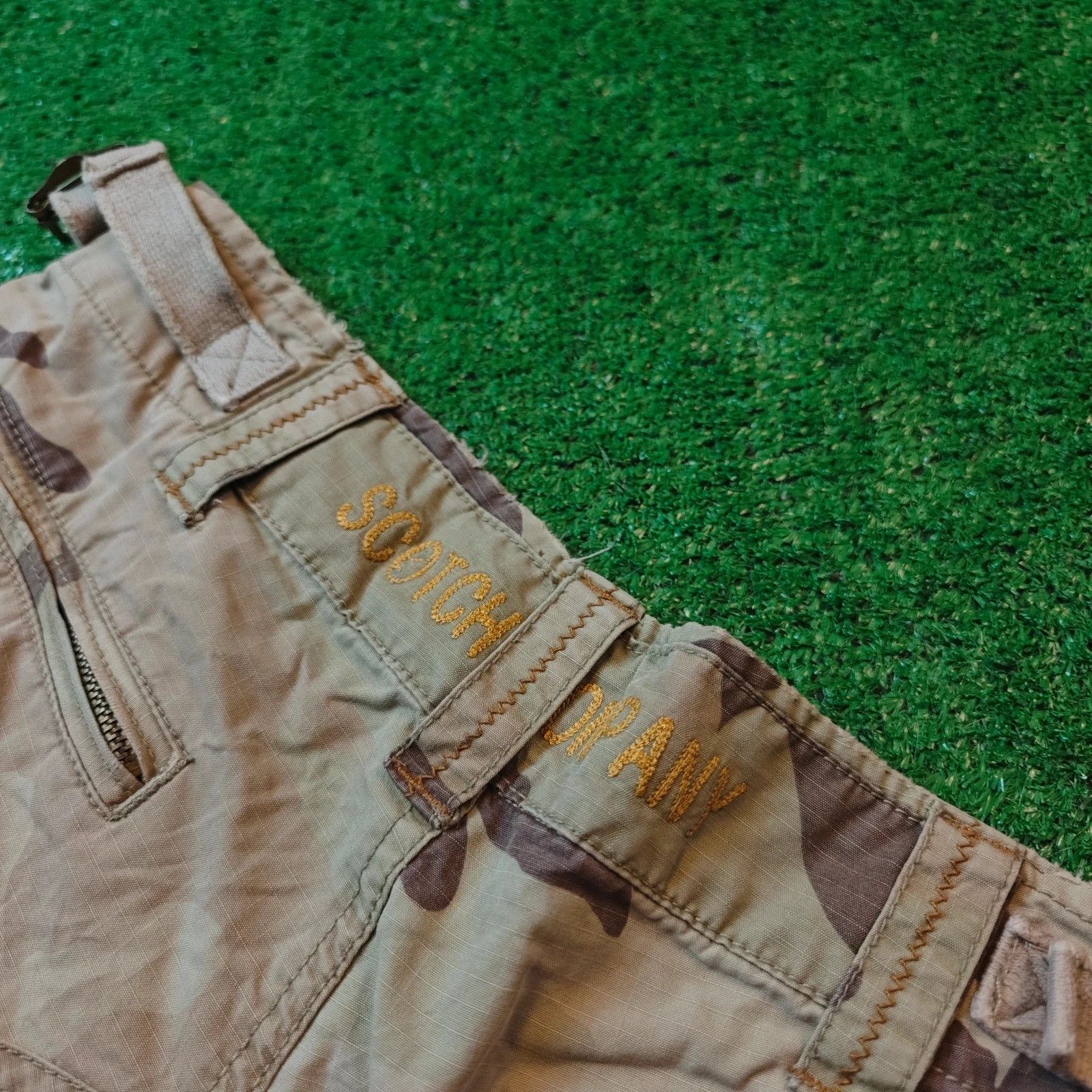 Scotch & Soda Scotch & Soda Cargo Pants Mens 32 straight utility camo Size US 32 / EU 48 - 5 Thumbnail