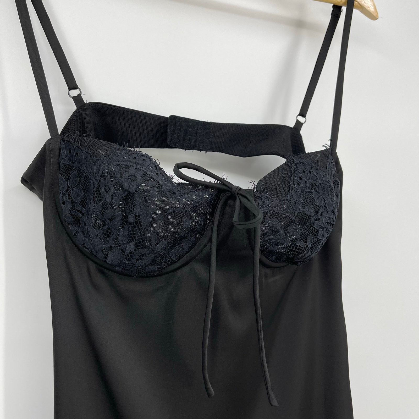 superdown superdown | NWT Tony Mini Dress in Black Satin L Size L / US 10 / IT 46 - 5 Thumbnail