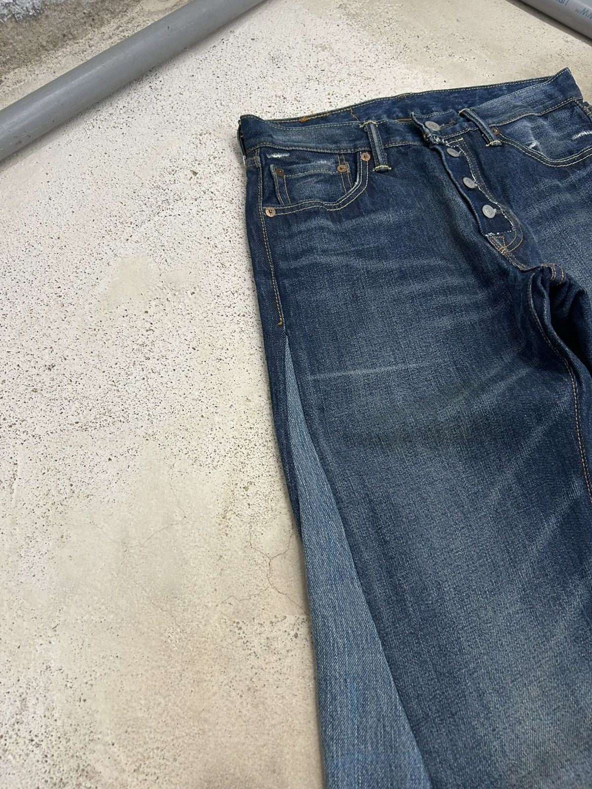 Levi's Levis Upcycled Custom Y2k Wide Leg Jeans Flared Size US 29 - 9 Thumbnail