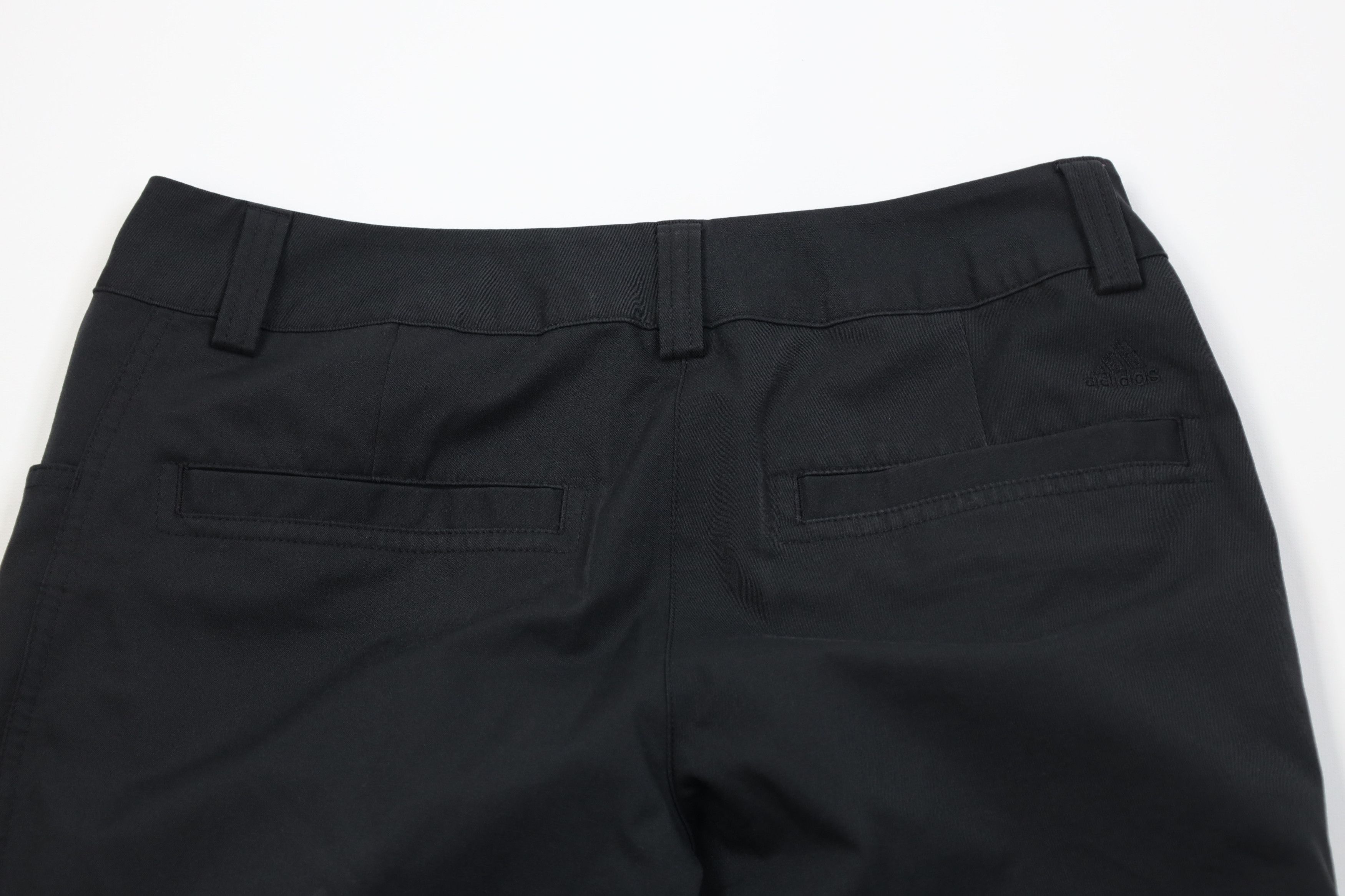 Adidas Vintage Y2K Adidas Golf Flared Wide Leg Chino Pants Black Size 25" / US 0 / IT 36 - 11 Thumbnail