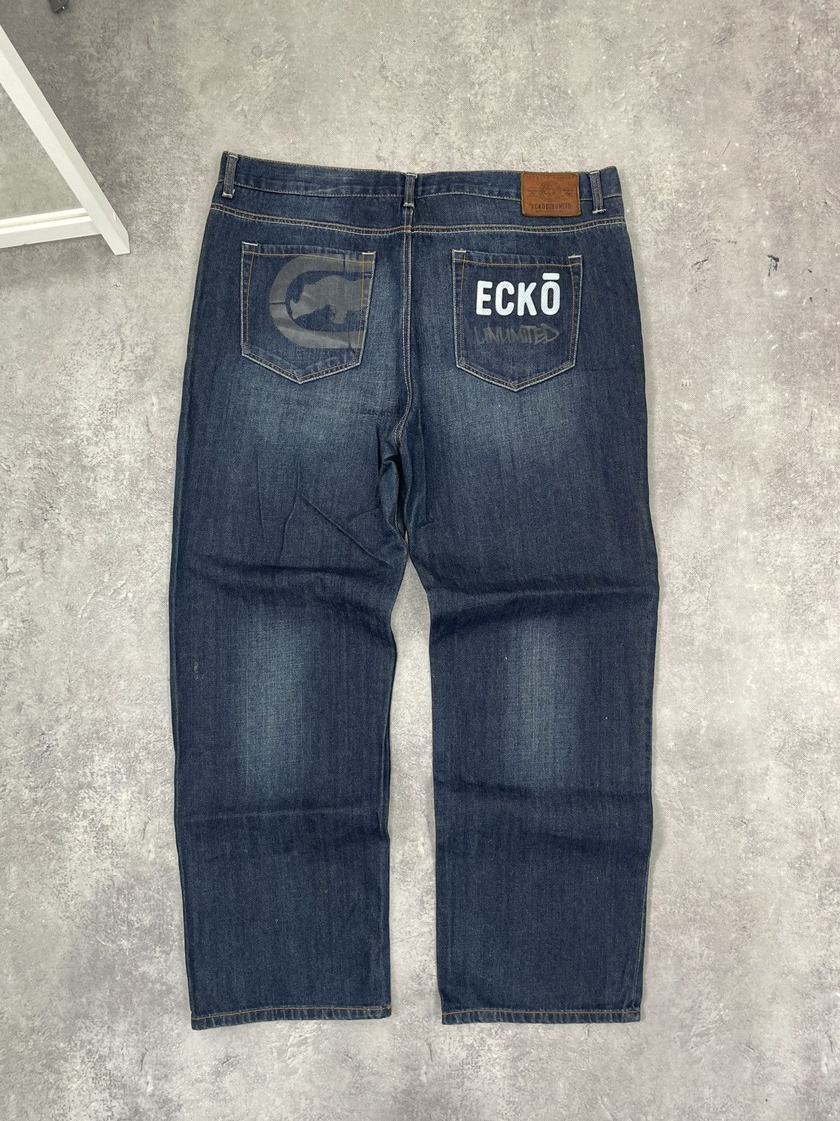 Ecko Unltd Big Logo Vintage Y2K Jeans