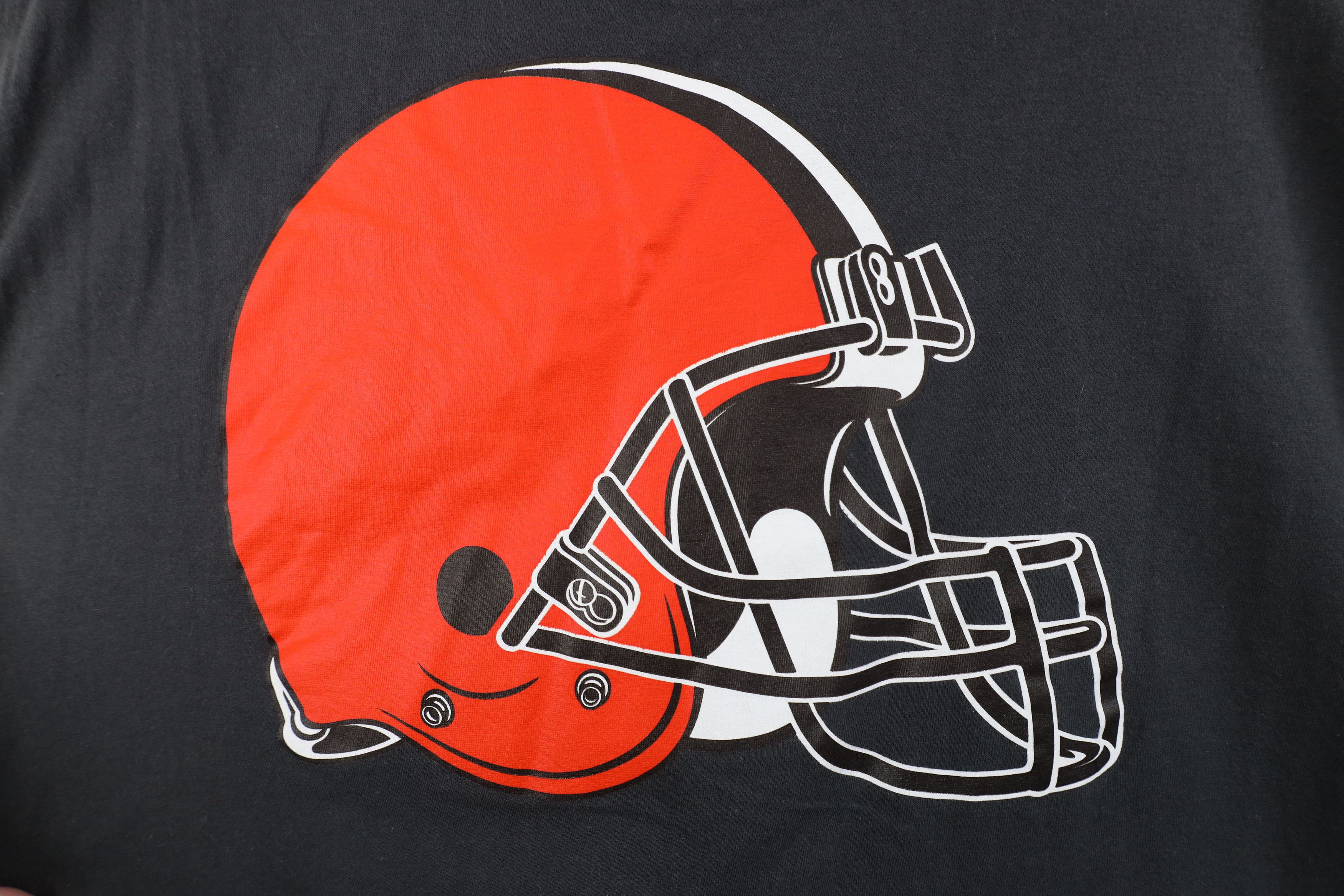 Nike Nike Cleveland Football Helmet Long Sleeve T-Shirt Gray Size US XXL / EU 58 / 5 - 5 Thumbnail