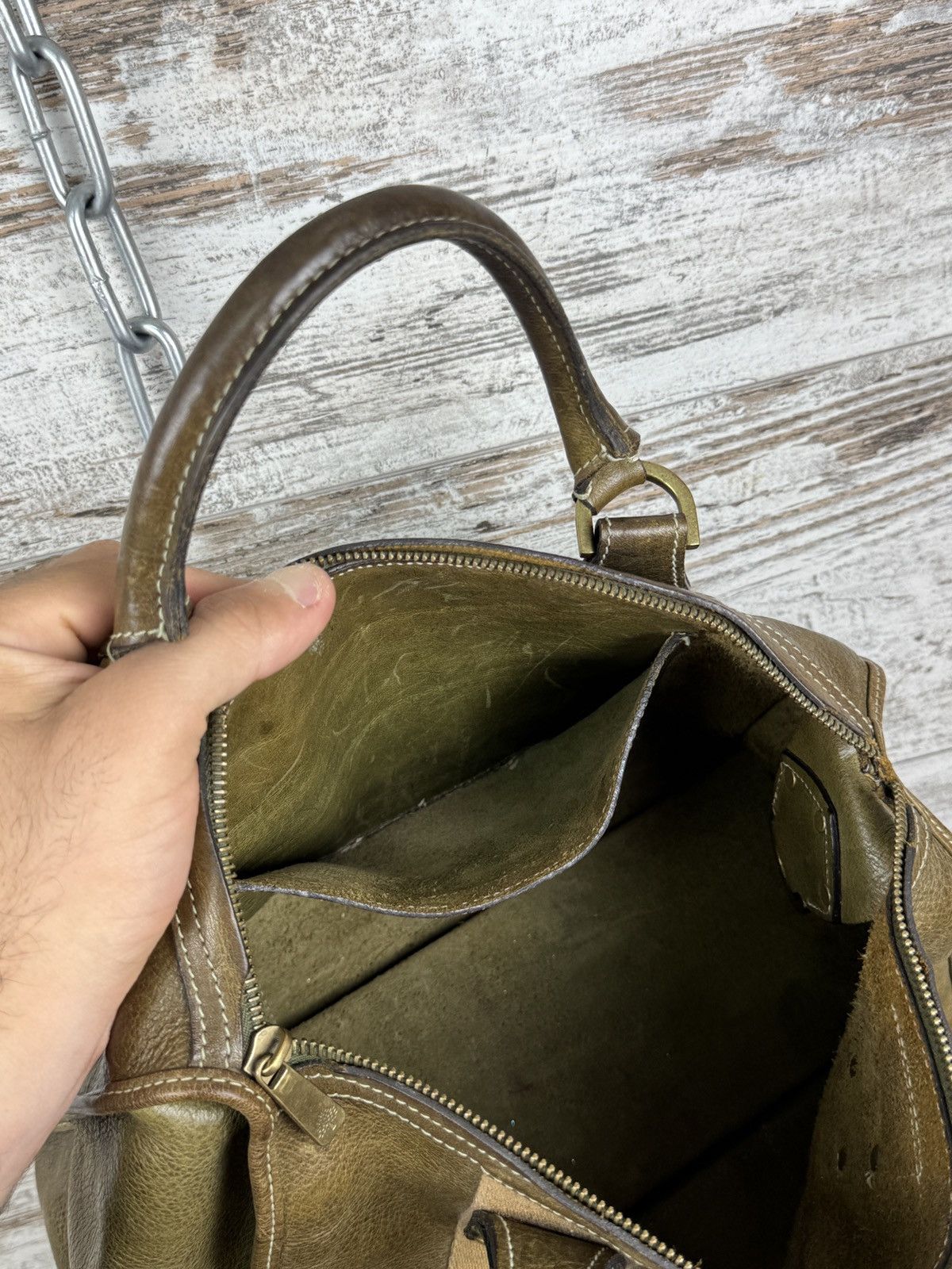 Mulberry × Vintage Women’s Mulberry bag luxury leather tote Alice Size ONE SIZE - 18 Thumbnail