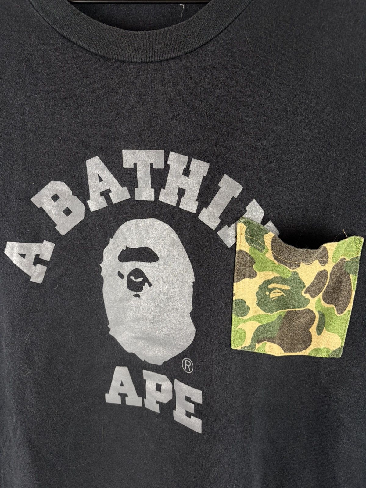 Bape Bape Collage Logo Pocket Tee Size US L / EU 52-54 / 3 - 3 Thumbnail
