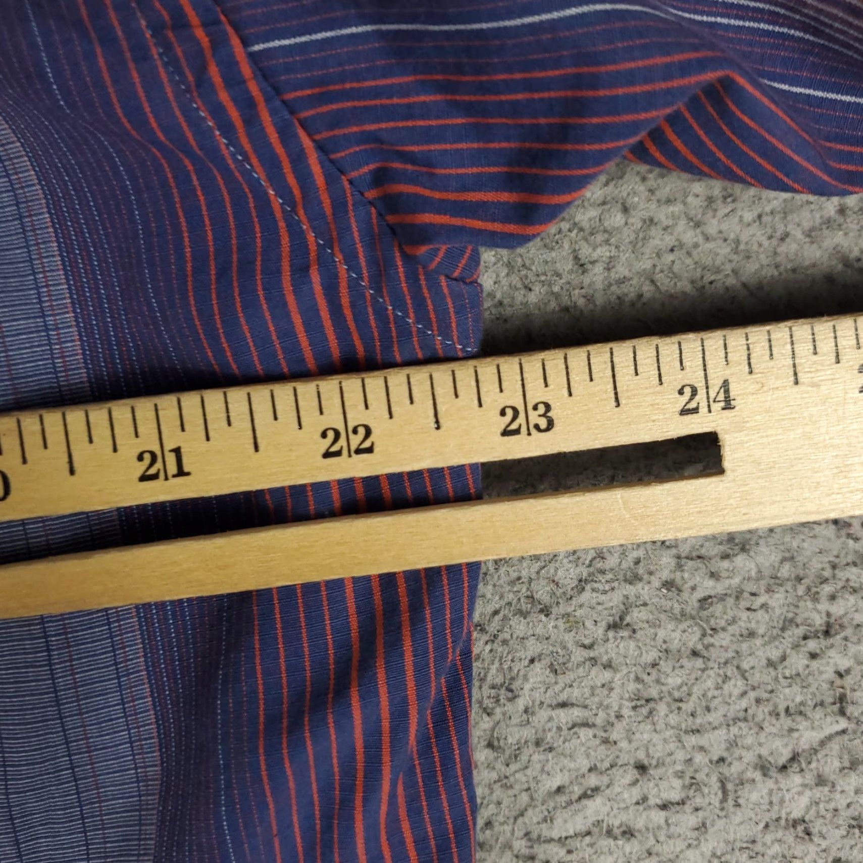 Tommy Bahama Tommy Bahama Shirt Mens Large Purple Blue Striped Cotton Button Up Long Sleeve Size US L / EU 52-54 / 3 - 5 Thumbnail
