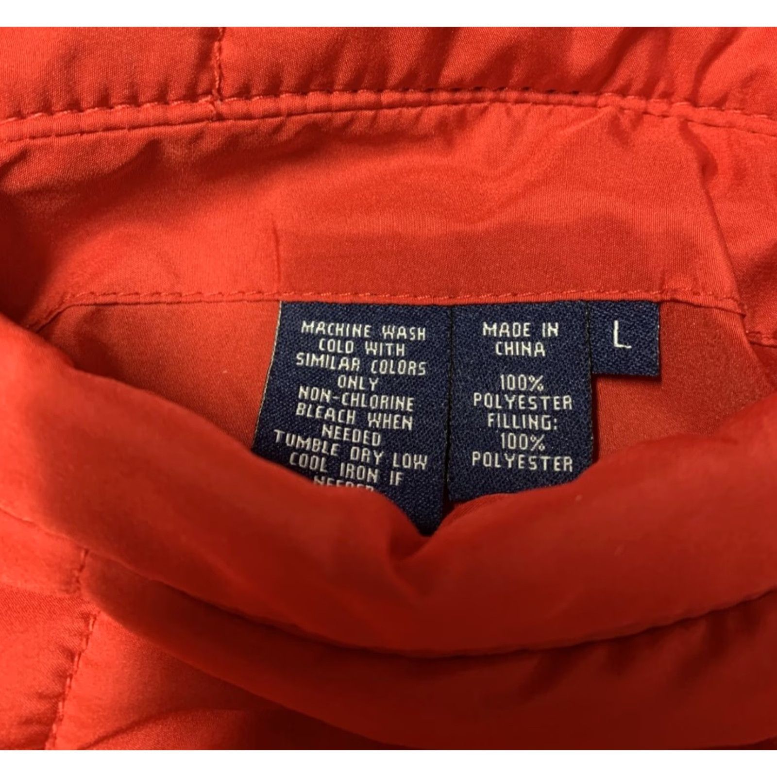 Vintage Winter Quilted Vest Mens Large Red Size Large Warm Pockets Adjustable Waist Size US L / EU 52-54 / 3 - 2 Thumbnail