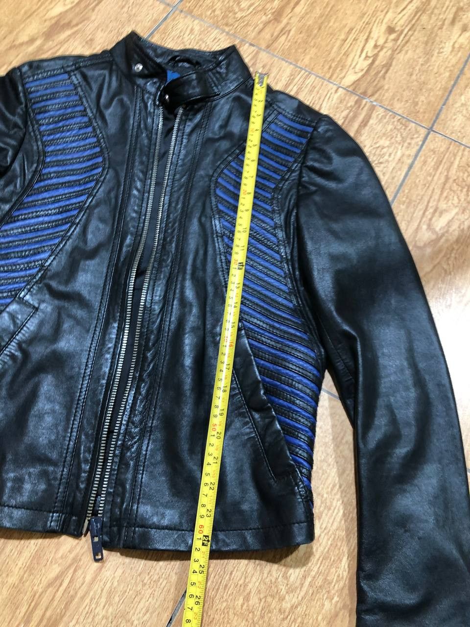 Versace Jeans Couture VERSACE Jeans Leather Jacket Black Studded with zip Size XL / US 12-14 / IT 48-50 - 12 Thumbnail