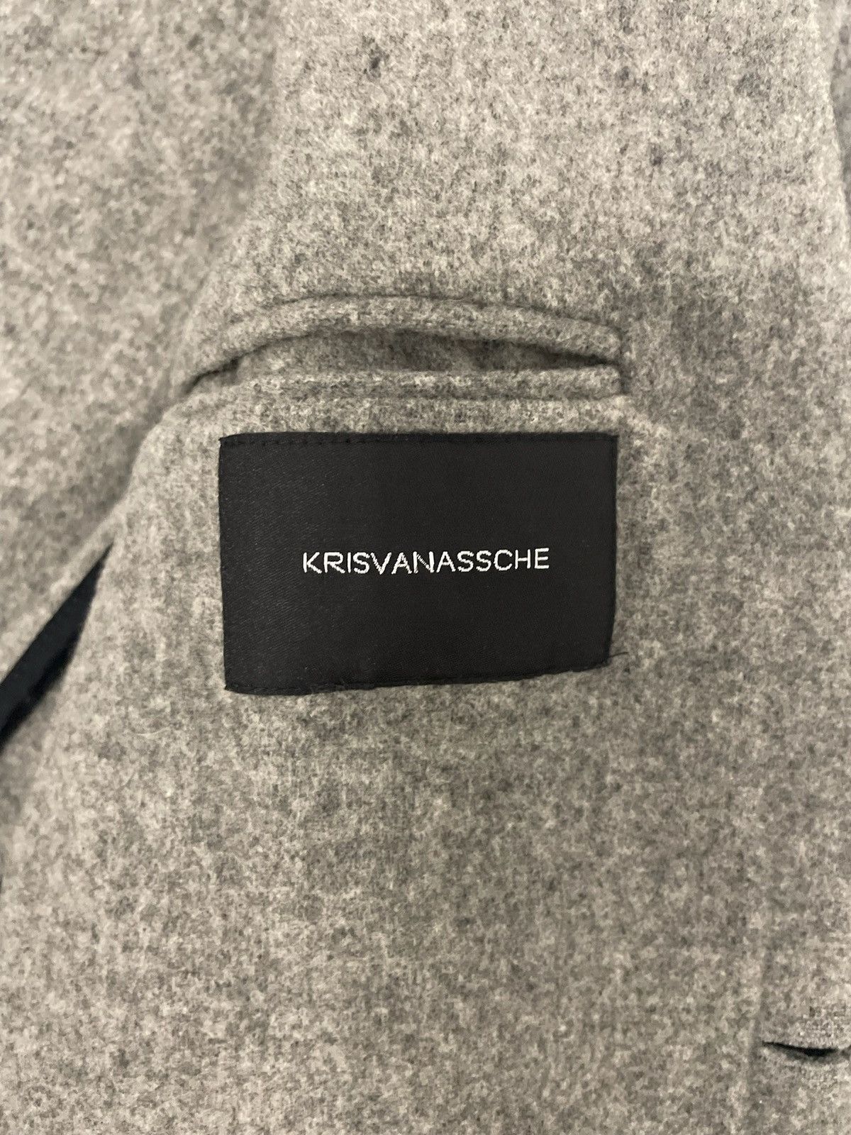 Kris Van Assche Kris Van Assche Grey Wool Blazer Size US S / EU 44-46 / 1 - 4 Thumbnail