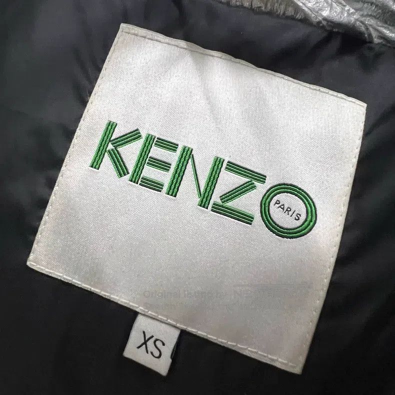 Kenzo Kenzo Silver sleeve label embroidered down jacket Size XS / US 0-2 / IT 36-38 - 4 Thumbnail