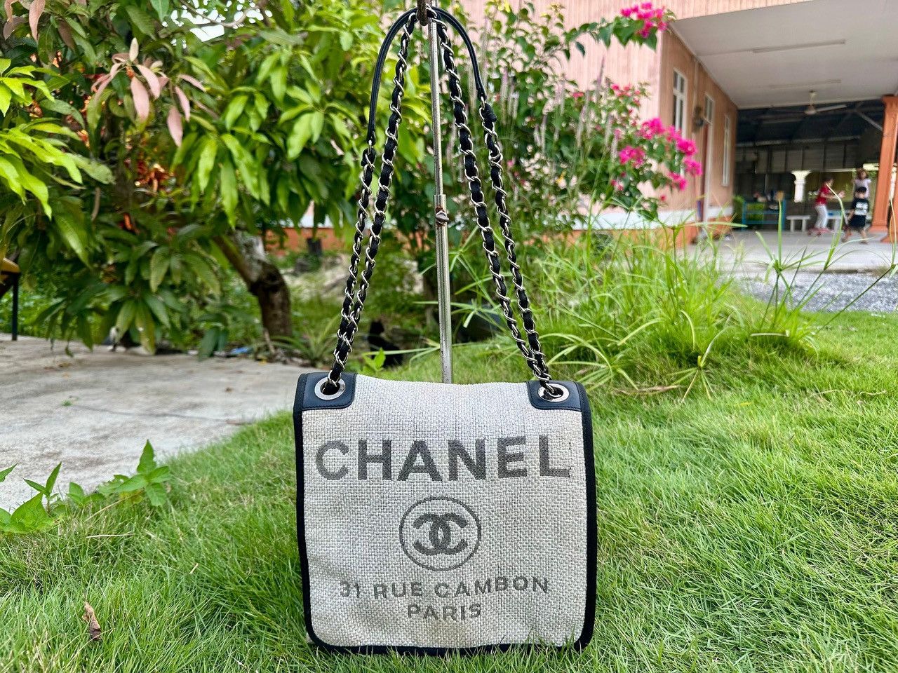 Chanel Authentic Chanel Deauville PM Shoulder Bag Size ONE SIZE - 1 Thumbnail