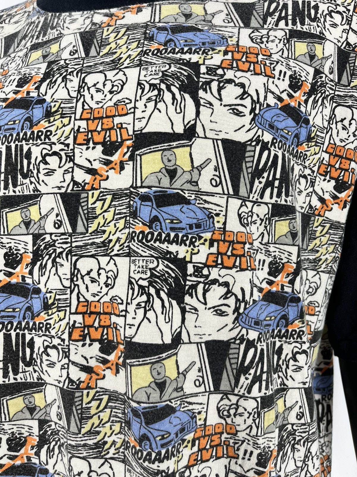 Vintage Vintage Pop Art Comics All Over Print T Shirt L Size US L / EU 52-54 / 3 - 7 Thumbnail