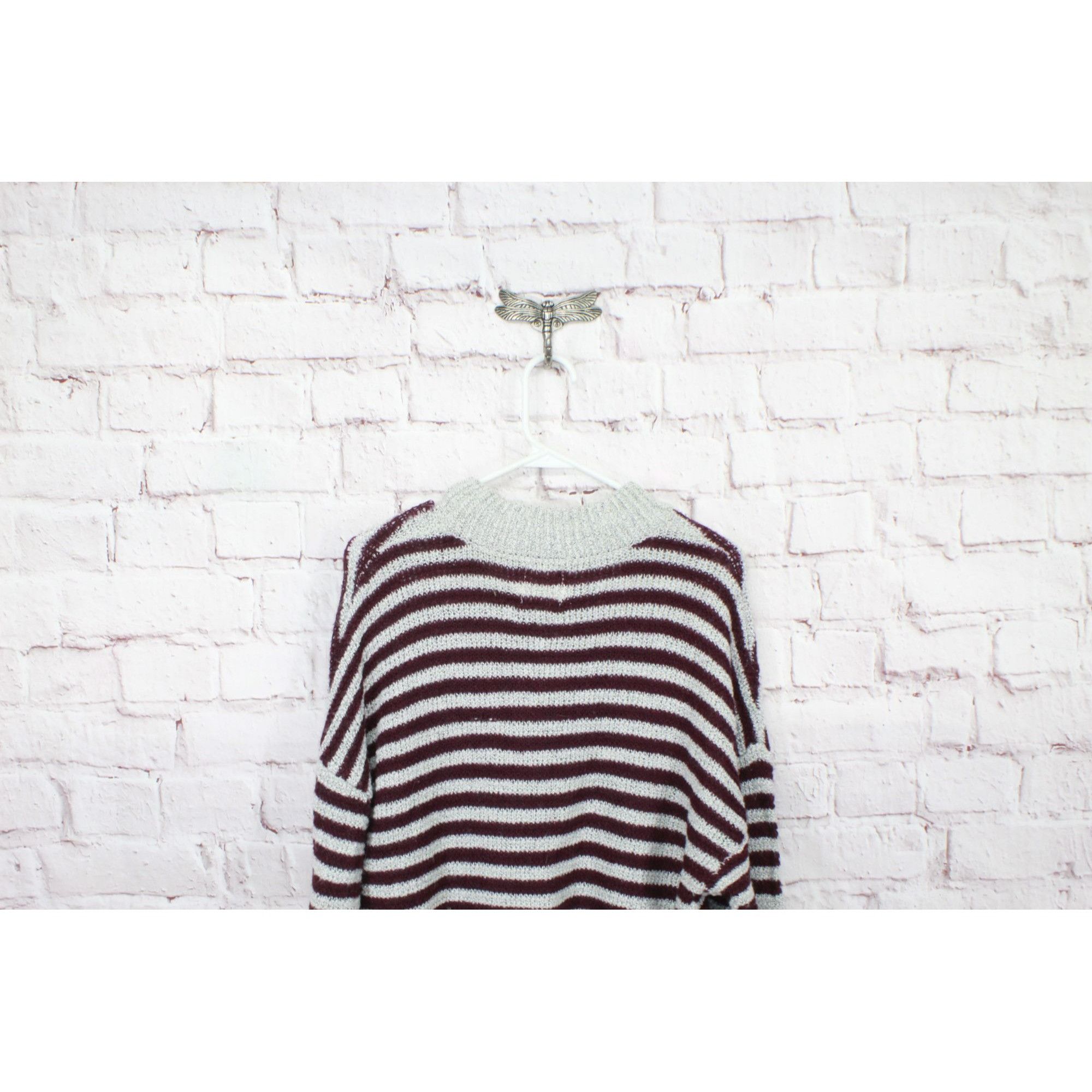 Volcom Volcom Women's Cold Daze Short Sweater Dress Striped Size M / US 6-8 / IT 42-44 - 4 Thumbnail