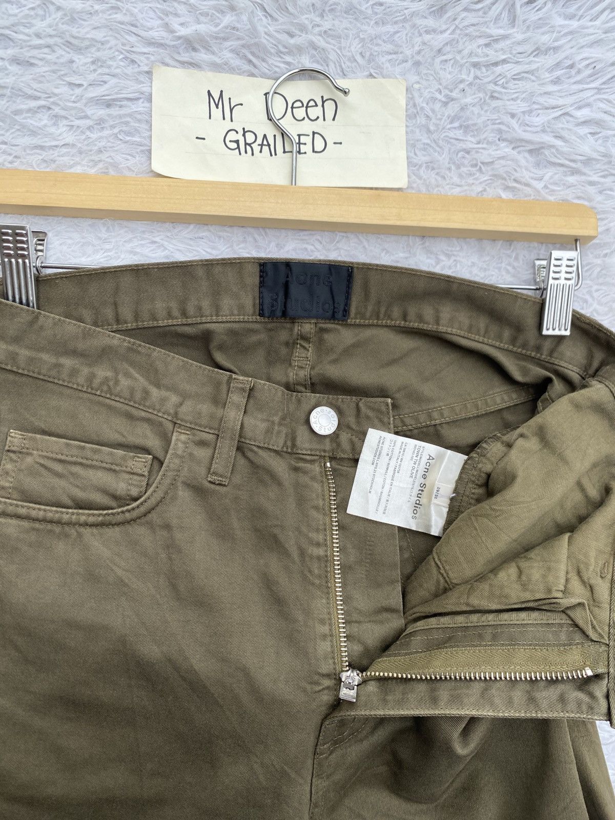 Acne Studios Rare Acne Studios Green Slack Pants Size US 29 - 10 Thumbnail