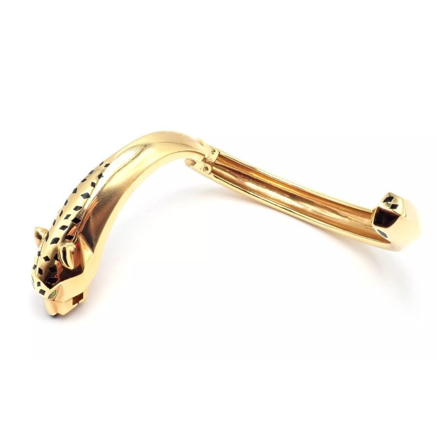 Cartier Cartier Panther Panthere 18k Yellow Gold Cuff Bracelet Size ONE SIZE - 11 Thumbnail