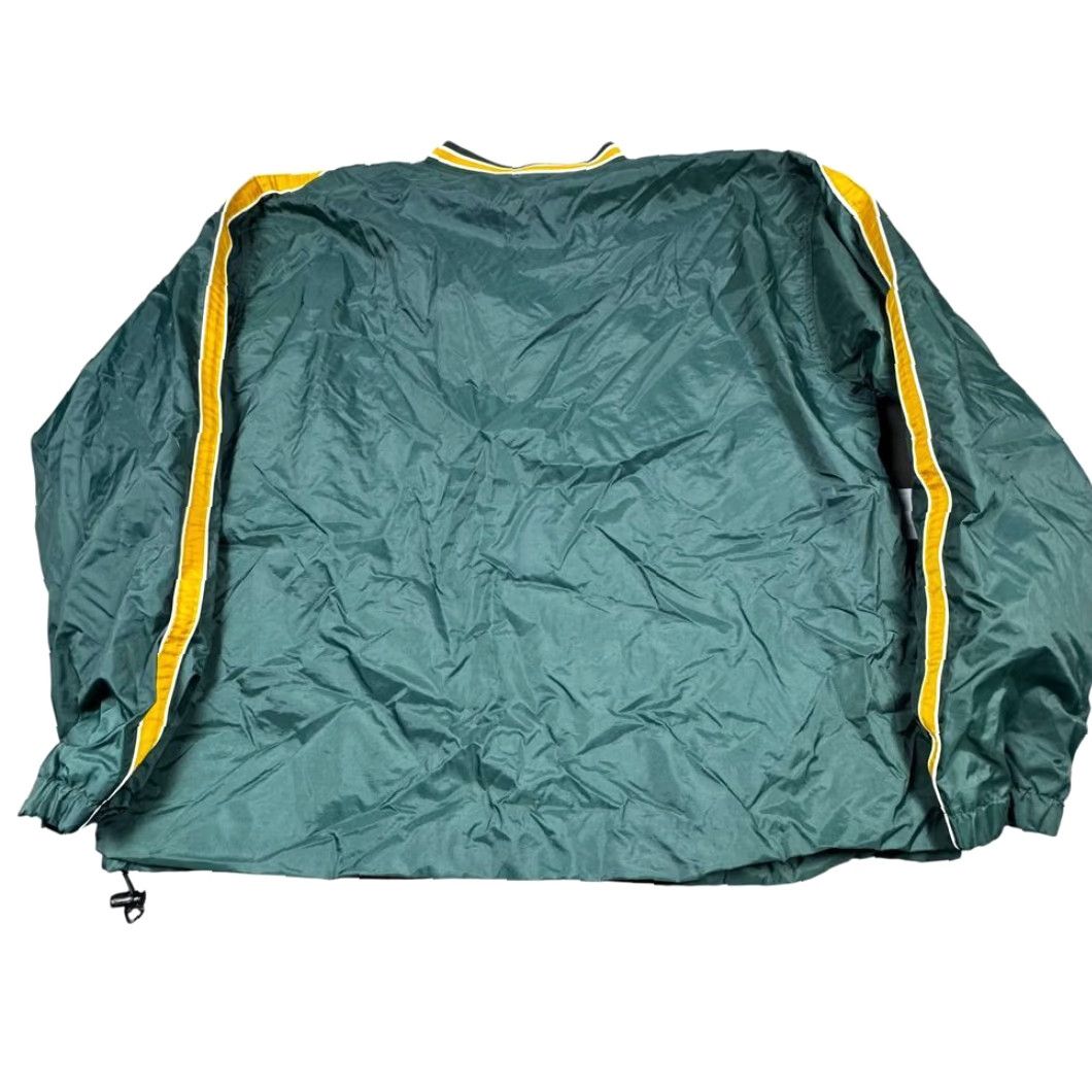 Vintage VINTAGE Windbreaker Mens XL Steve & Barry's Lined Down Heavyweight Green Stripe Wind-Resistant Thermal Jacket Men Size US XL / EU 56 / 4 - 8 Thumbnail