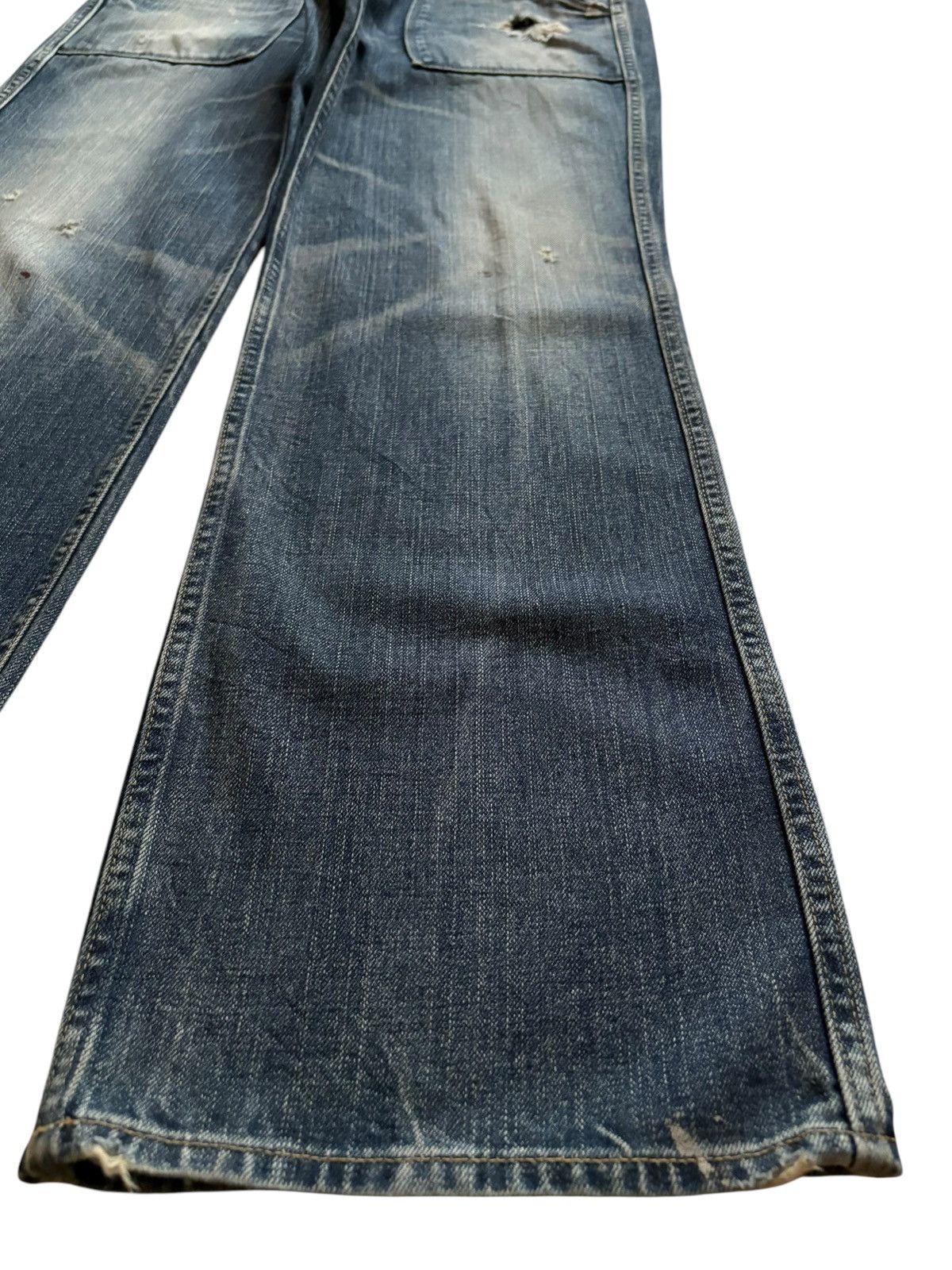 Japanese Brand × Spellbound Vintage Japanese Spellbound Mud Wash Distressed Baggy Jeans Size US 34 / EU 50 - 8 Thumbnail