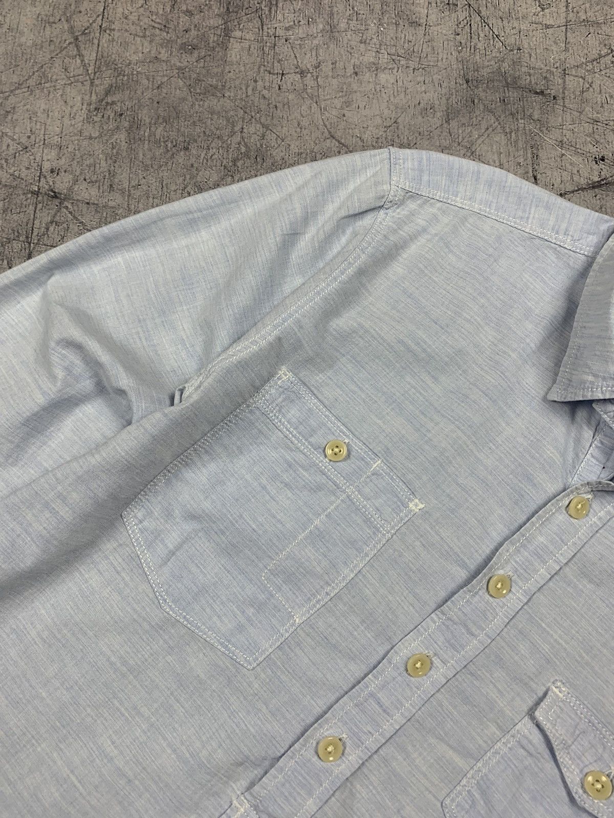 Allsaints Designer Allsaints Stapleton L/SVL Shirt Buttons-Up Blue Size US S / EU 44-46 / 1 - 3 Thumbnail