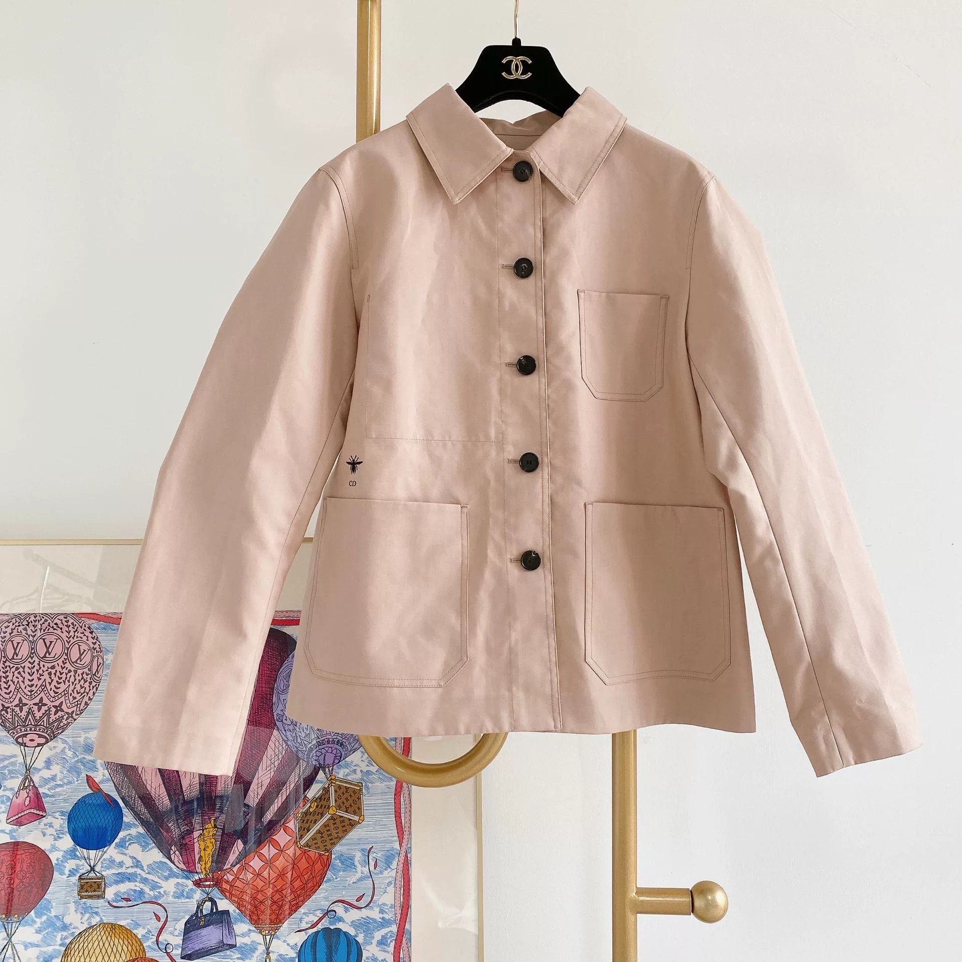 Dior Dior Pink Coat withLogo F36 Size US M / EU 48-50 / 2 - 1 Thumbnail