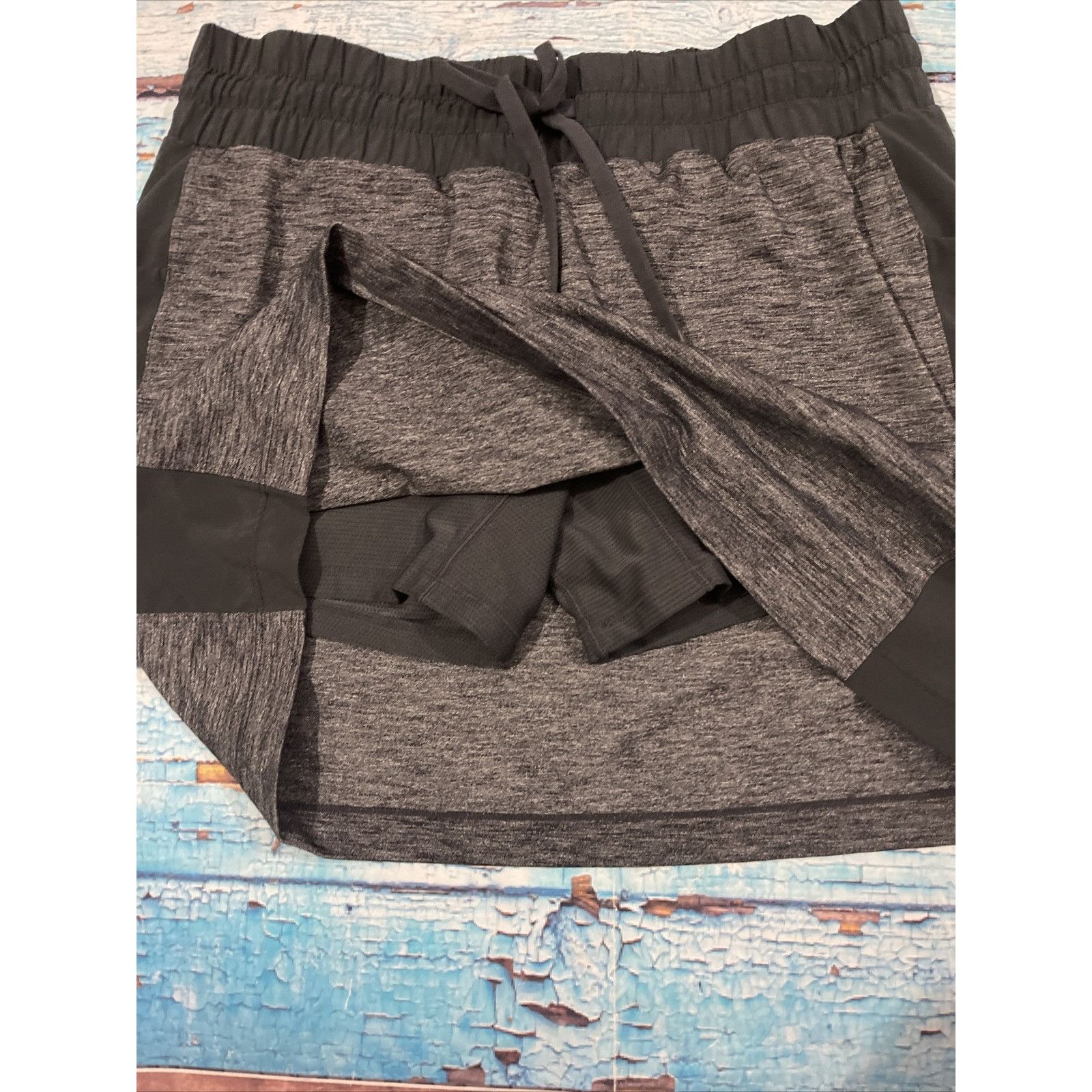 Athleta ATHLETA Skort Shorts Black And Gray WOMENS Small Side Pocket Size 28" / US 6 / IT 42 - 4 Thumbnail