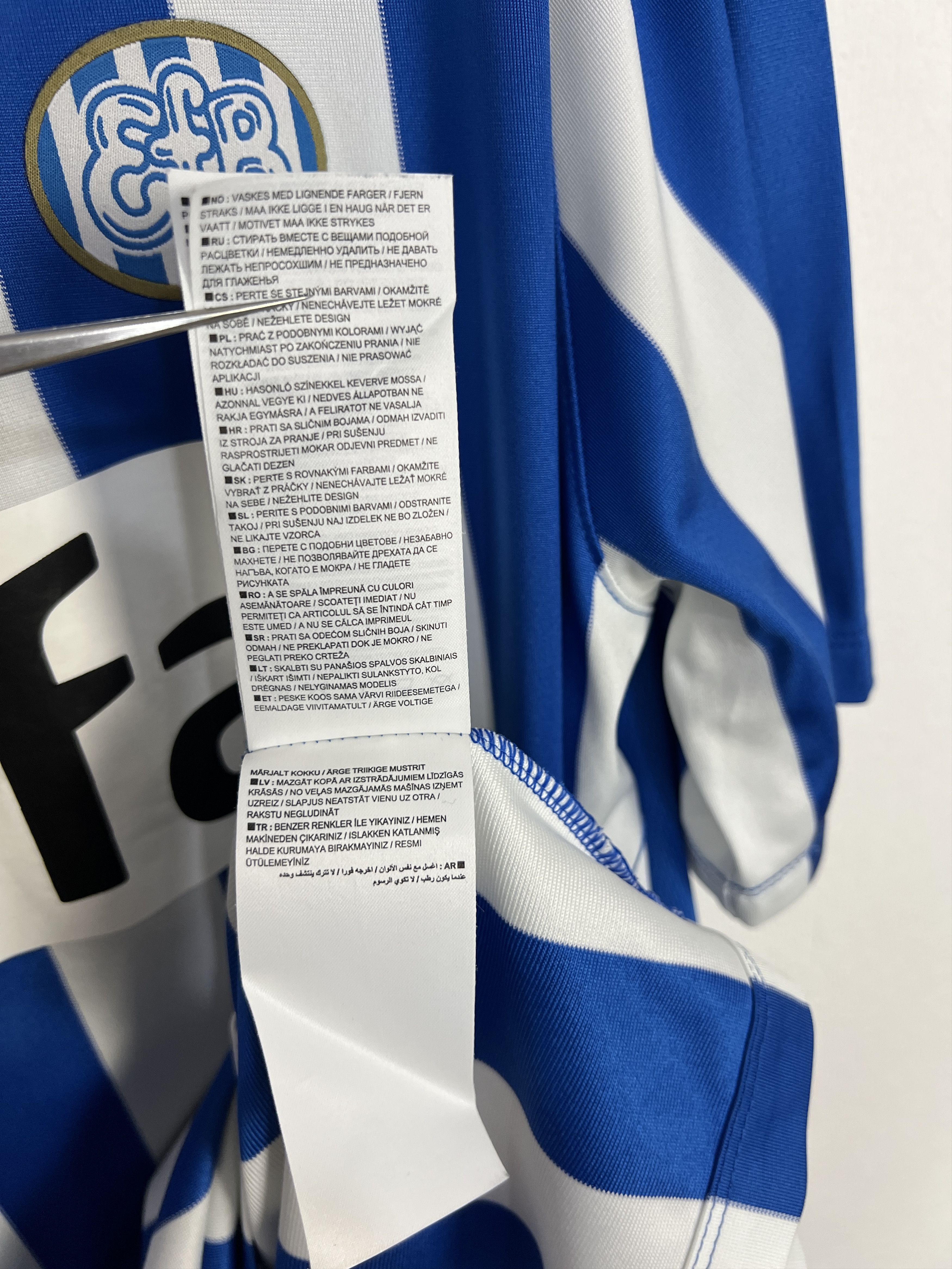 Nike Esbjerg Home football shirt 2014 Nike #7 Vestergaard Size US XXL / EU 58 / 5 - 11 Thumbnail