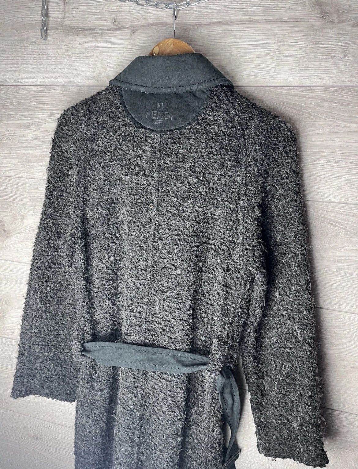 Fendi Vintage women’s coat Fendi size 44 wool 100% Italy Size L / US 10 / IT 46 - 5 Thumbnail